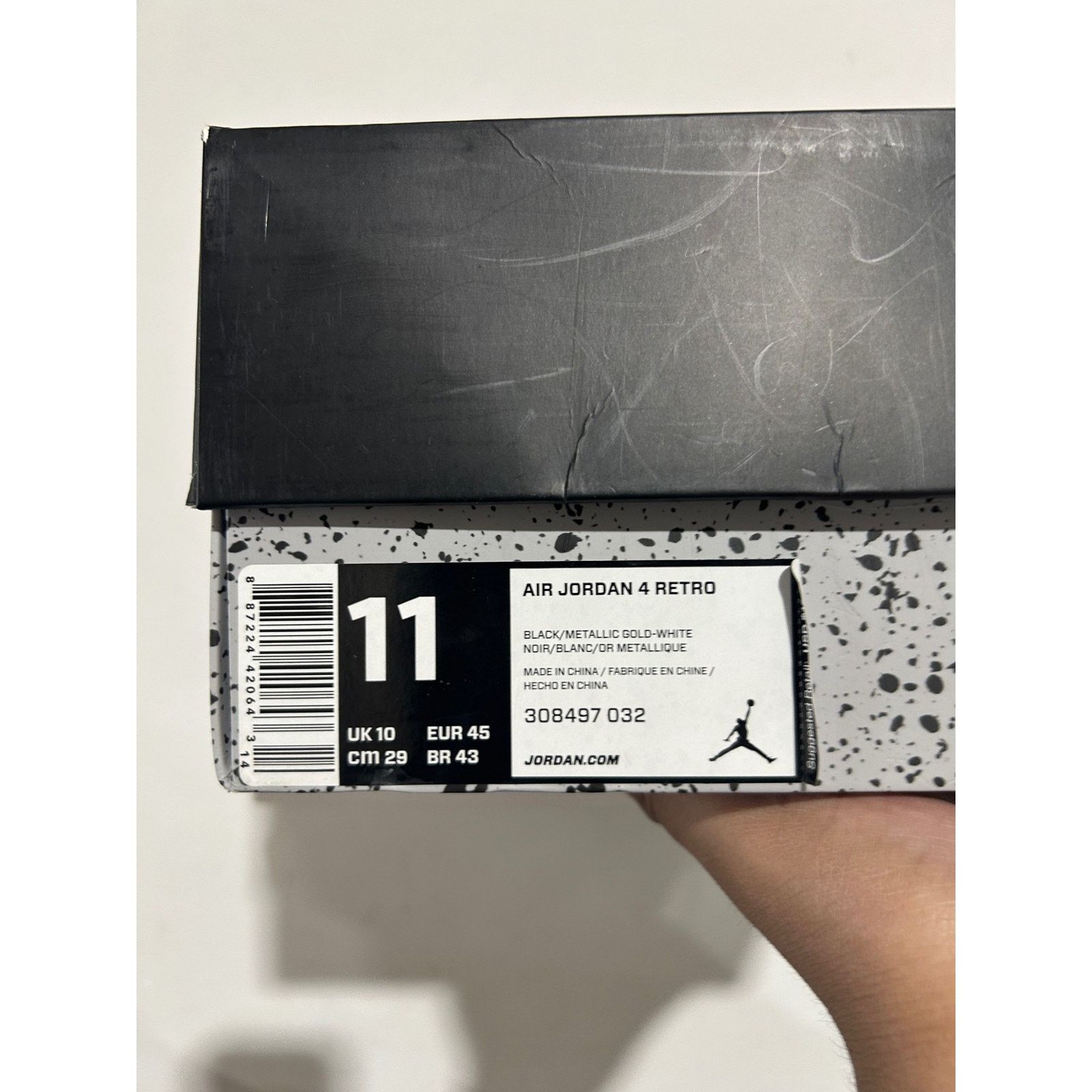 Nike JORDAN 4 RETRO ROYALTY SIZE 11 PREOWNED Size US 11 / EU 44 - 7 Thumbnail