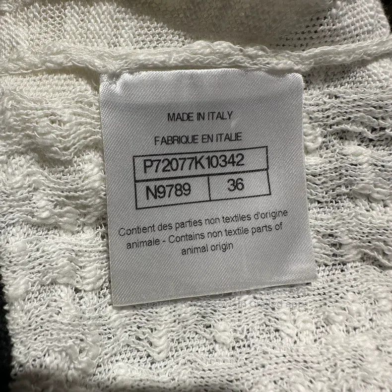 Chanel Chanel Black and white color-matched hanging neck strap Size XS / US 0-2 / IT 36-38 - 4 Thumbnail