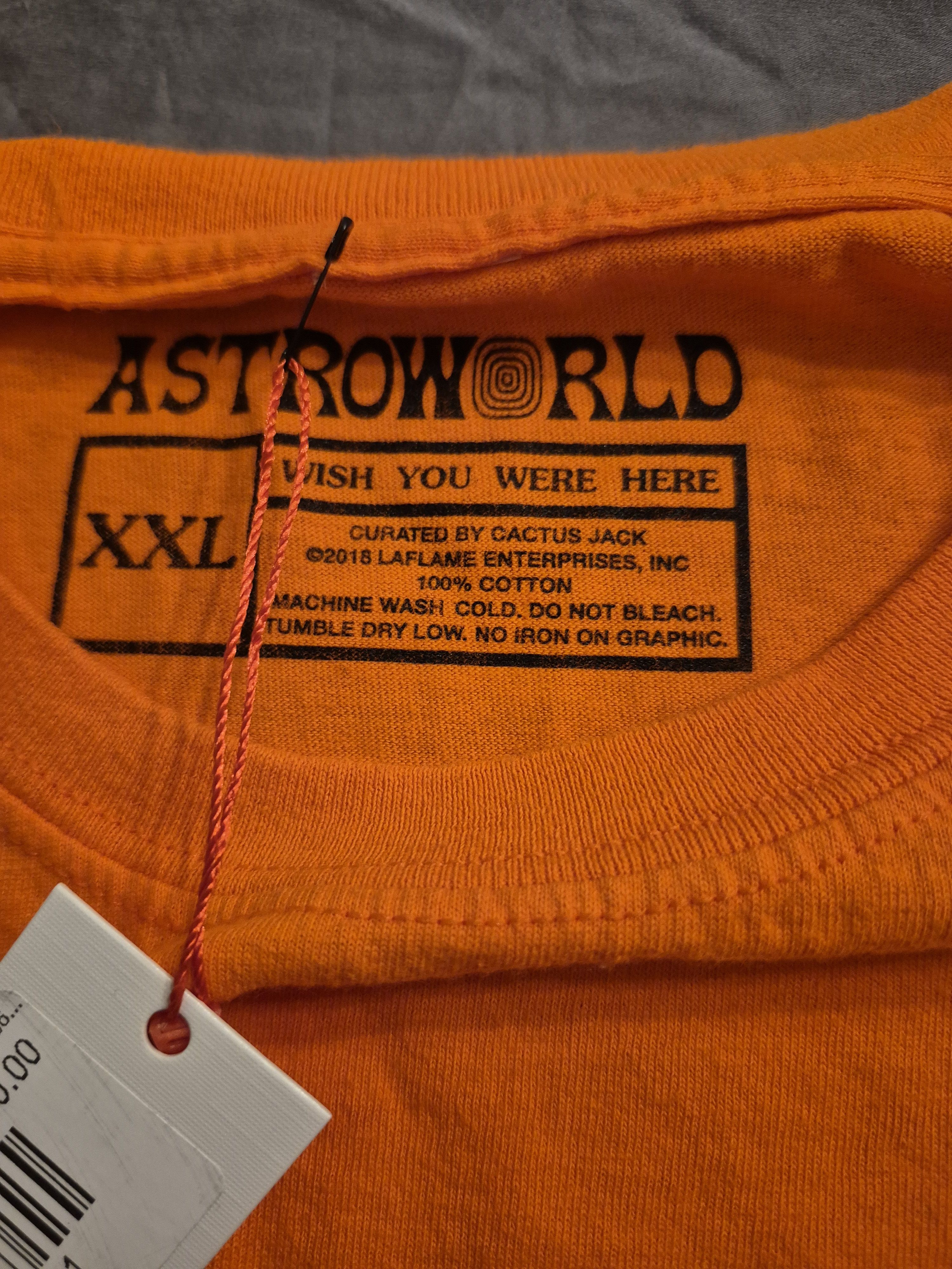 Travis Scott Travis Scott Wish You Were Here MSG Tour Tee Size 2XL XXL Size US XXL / EU 58 / 5 - 4 Thumbnail
