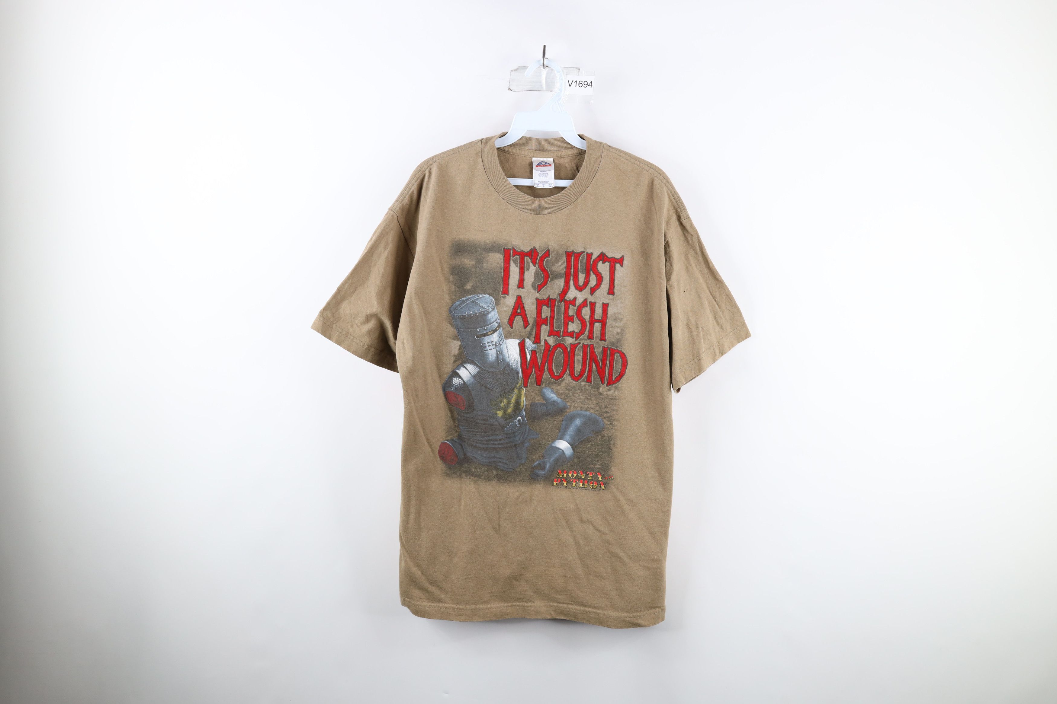 Vintage Vintage Y2K 2005 Monty Python Just A Flesh Wound T-Shirt Size US L / EU 52-54 / 3 - 1 Thumbnail