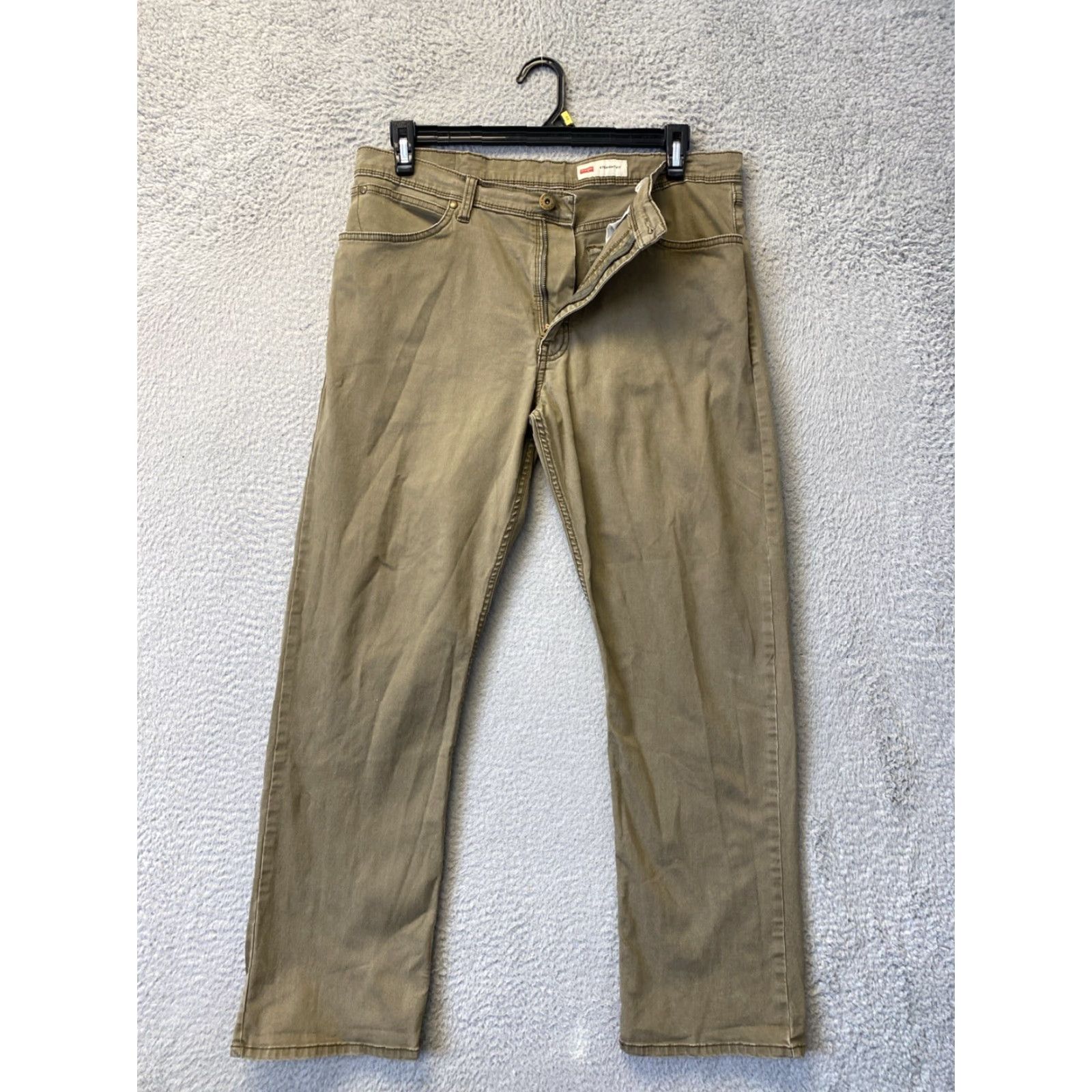 Wrangler Wrangler Regular Fit Jeans Men’s 34x32 Stretch Military Green / 127-19 Size US 34 / EU 50 - 2 Thumbnail