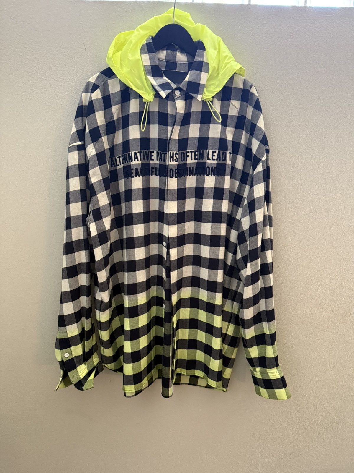 Juun.J Juun.j plaid shirt 2in1 Size US M / EU 48-50 / 2 - 1 Thumbnail