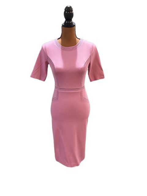 Boden Purple Fitted Ponte Short Sleeve Crew Neck Dress Size XS / US 0-2 / IT 36-38 - 1 Thumbnail