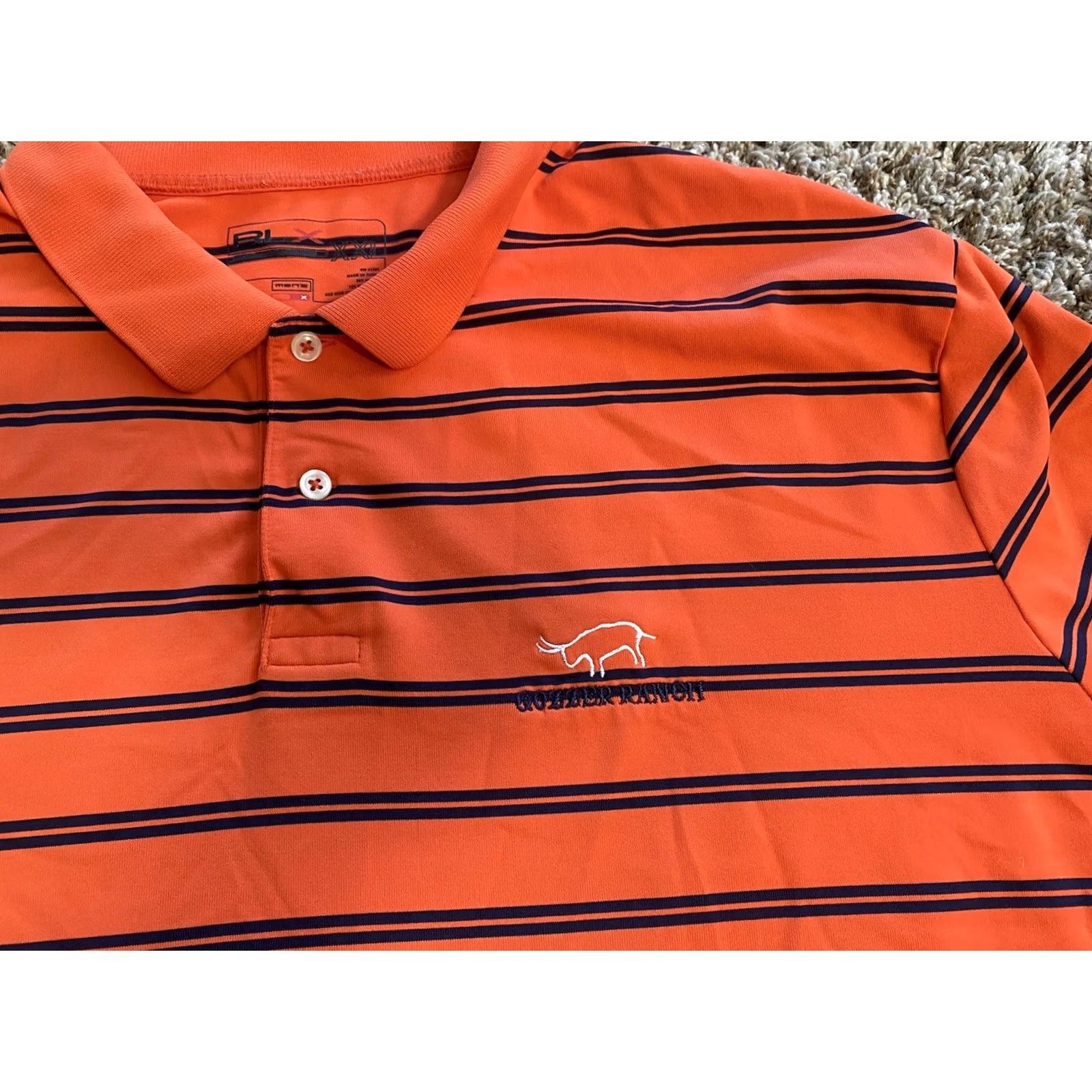 Ralph Lauren VINTAGE? (No) Gozzer Ranch Ralph Lauren RLX Golf Polo Men’s 2XL Orange Shirt Polo Golf RLX Men 2XL Orange Mens Polo RLX Golf Polo Size US XXL / EU 58 / 5 - 4 Thumbnail
