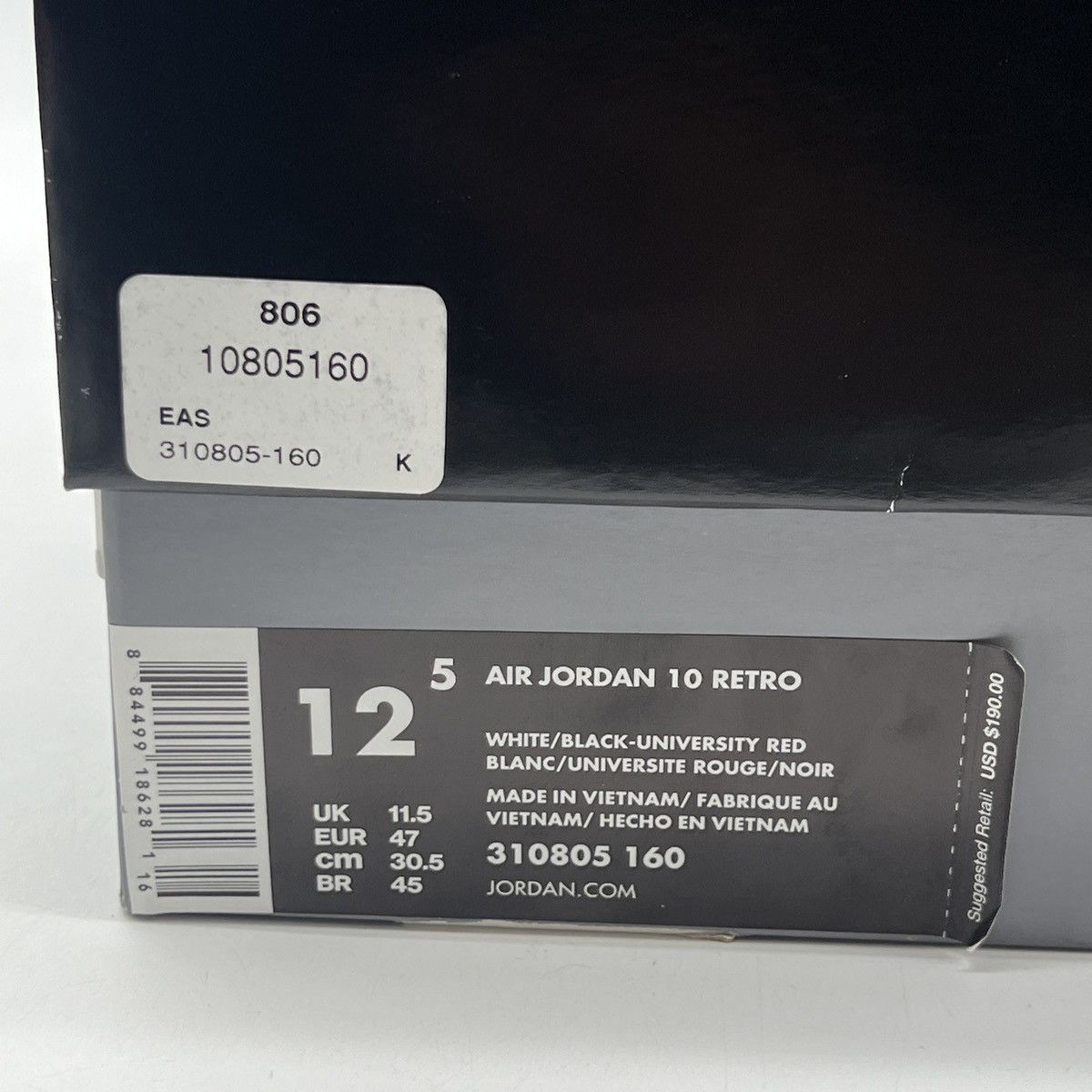 Jordan Brand Air Jordan 10 Westbrook class of 2006 Size US 12.5 / EU 45-46 - 10 Thumbnail
