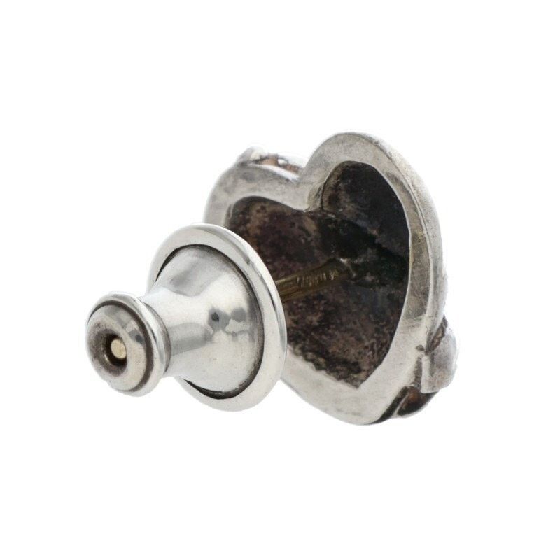 Chrome Hearts Chrome Hearts Silver Heart Stud Earring Size ONE SIZE - 2 Thumbnail