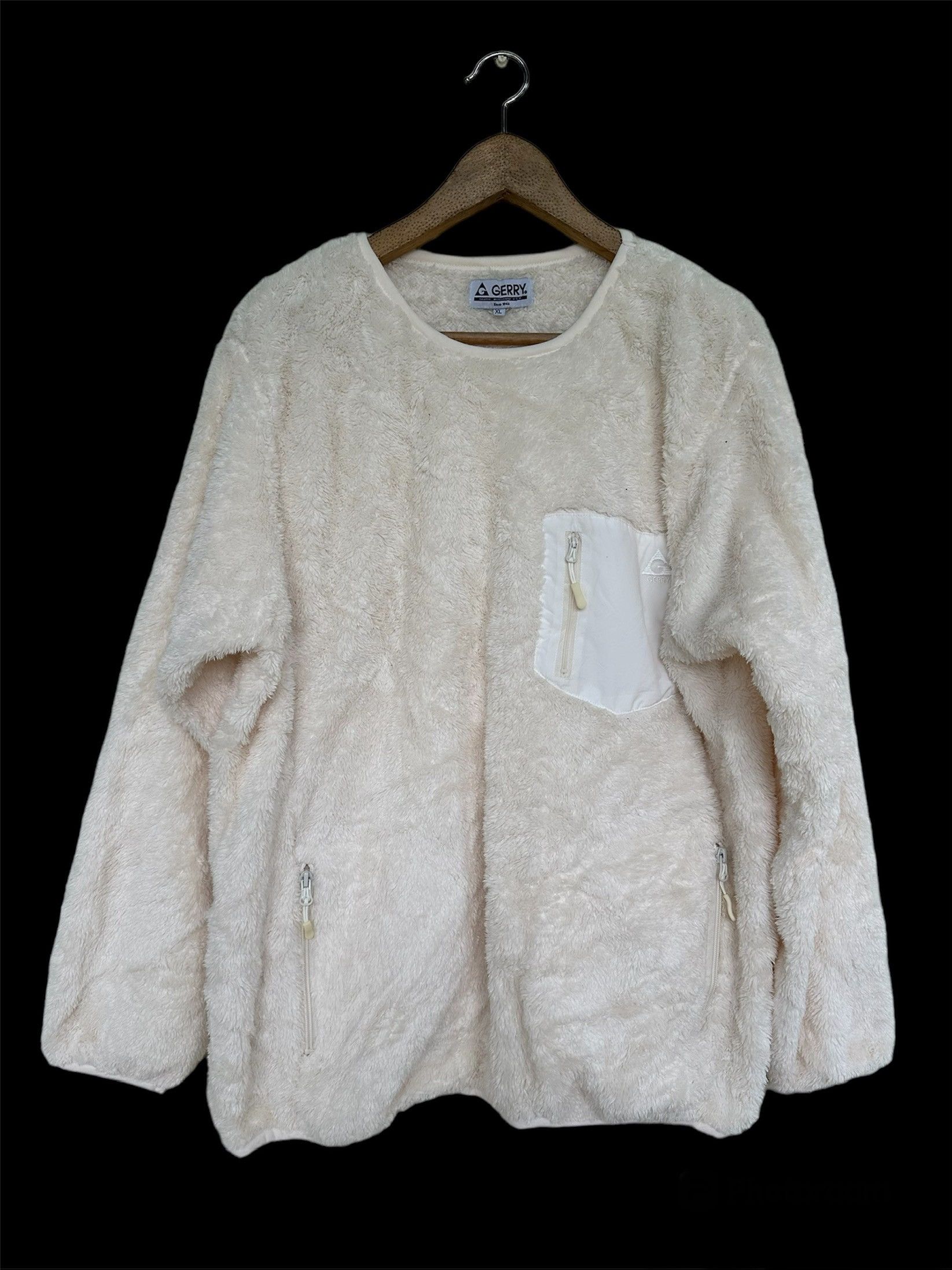Japanese Brand Vintage Gerry Fleece Sweater Size US XL / EU 56 / 4 - 1 Thumbnail