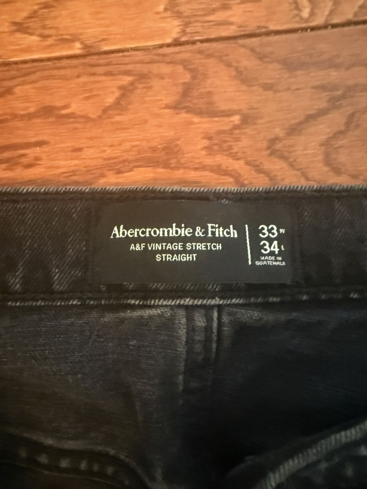 Abercrombie & Fitch 90s Straight Jeans Size US 33 - 3 Thumbnail