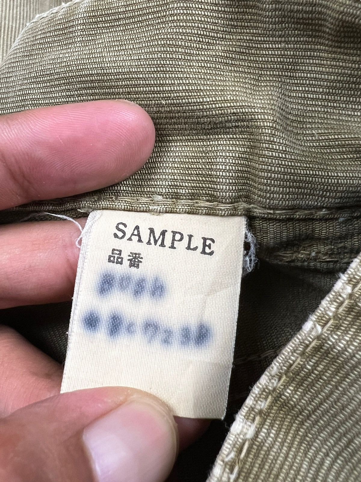 If Six Was Nine × Japanese Brand × Le Grande Bleu (L.G.B.) Kunna 🇯🇵 Sample Distressed Flare Corduroy Bush Pants Size US 32 / EU 48 - 13 Thumbnail