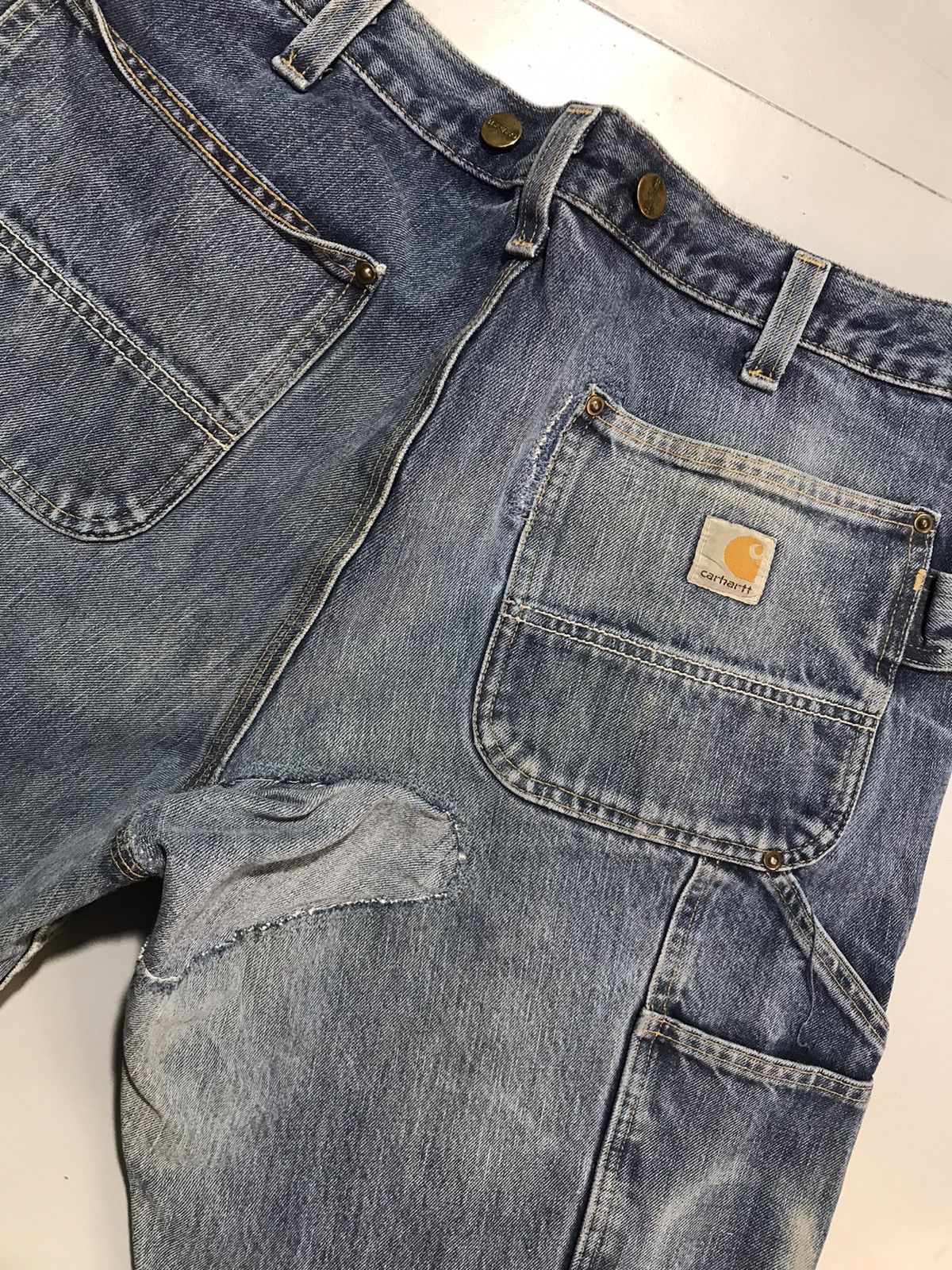 Carhartt Vintage Carhartt double knee workwear denim Size US 34 / EU 50 - 11 Thumbnail