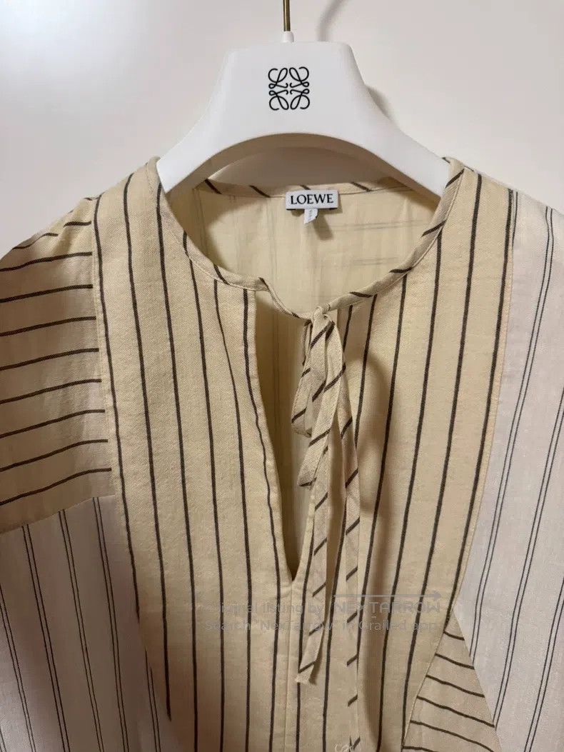 Loewe Loewe Asymmetrical Short Sleeve Dress with Small Logo on C Size XS / US 0-2 / IT 36-38 - 5 Thumbnail