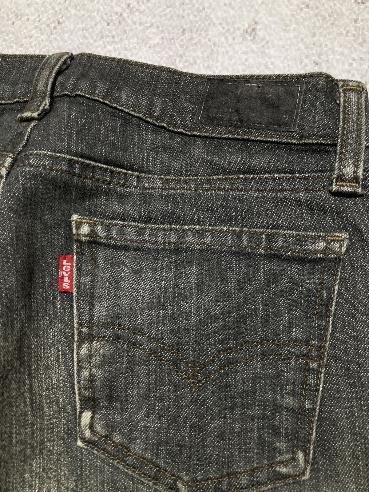 Levi's Vintage Clothing 1990s Vintage Levis Clawmark Denim Pants Hedi Slimane Style Size US 27 - 13 Thumbnail