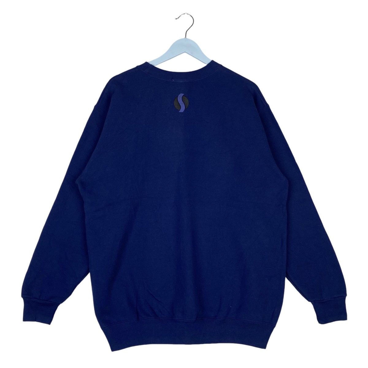 Vintage Vintage Offshore Printed Logo Crewneck Sweatshirt Blue Size US L / EU 52-54 / 3 - 7 Thumbnail