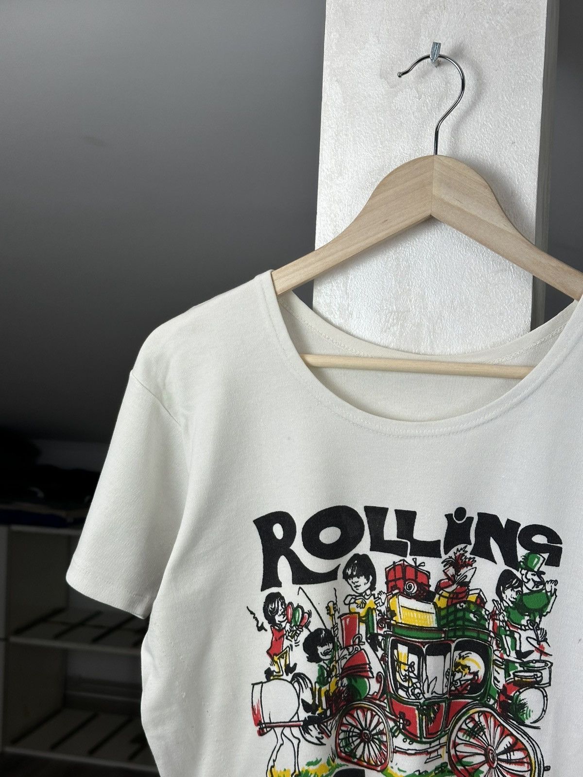 Band Tees 1980 Vintage Rolling Stones Tour Tee Top Size US S / EU 44-46 / 1 - 2 Thumbnail
