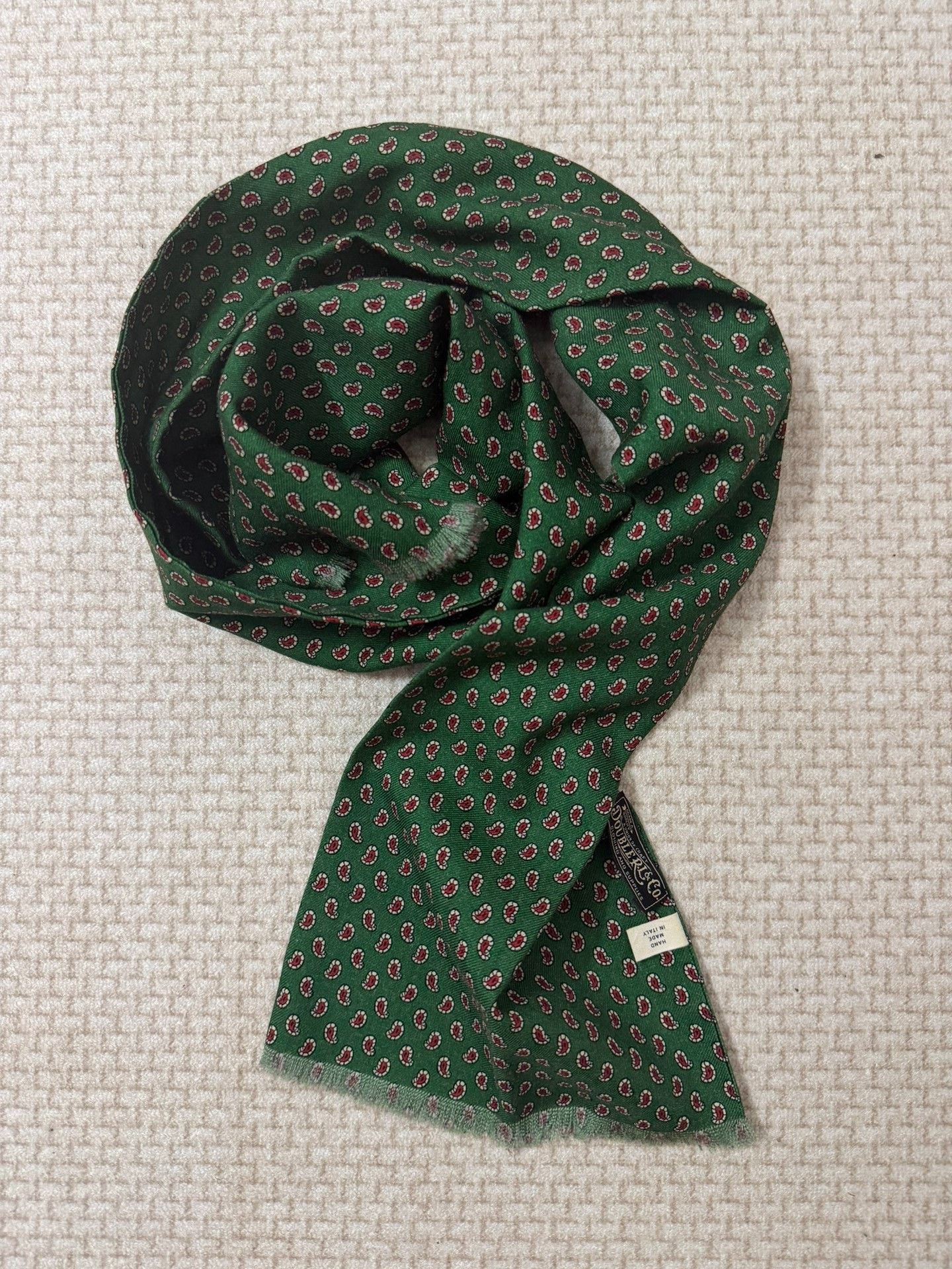 RRL Ralph Lauren RRL Vintage Wool Paisley Scarf Size ONE SIZE - 1 Thumbnail