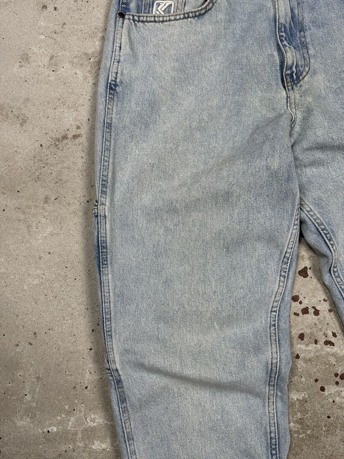 Karl Kani Vintage Y2K Karl Kani Carpenter Baggy Distressed Denim Pants Size US 31 - 9 Thumbnail