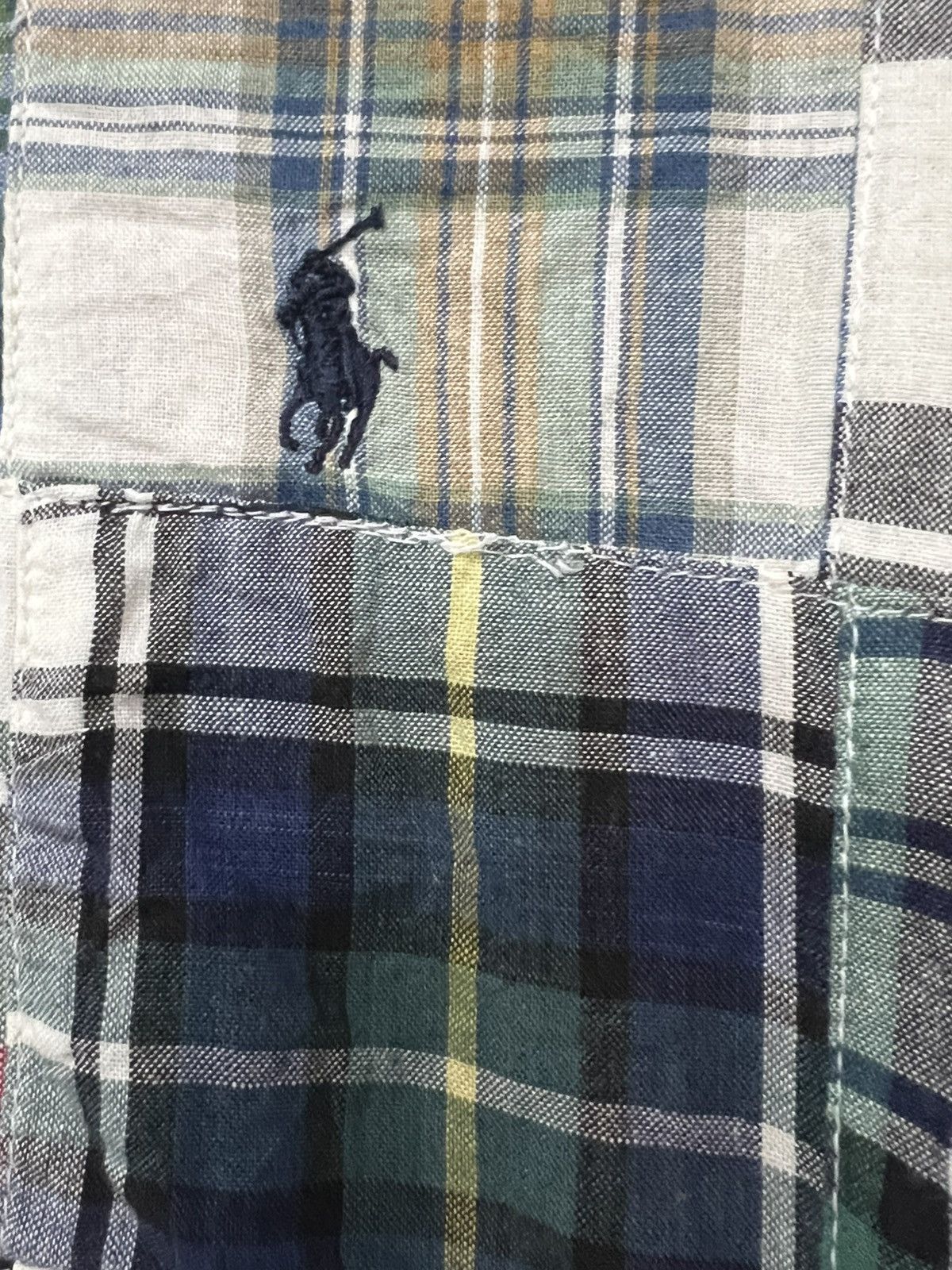 Lauren Ralph Lauren × Polo Ralph Lauren × Vintage Polo Ralph Lauren Men's Patchwork Pullover Hooded Jacket Size US M / EU 48-50 / 2 - 4 Thumbnail