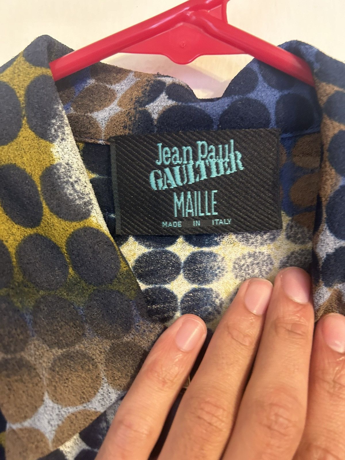 Jean Paul Gaultier Jean Paul gaultier 1995 mesh cyberdot polo Size US S / EU 44-46 / 1 - 4 Thumbnail