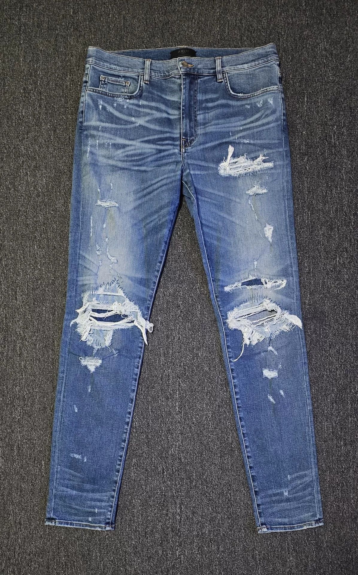 Amiri Distressed Slim Fit Jeans