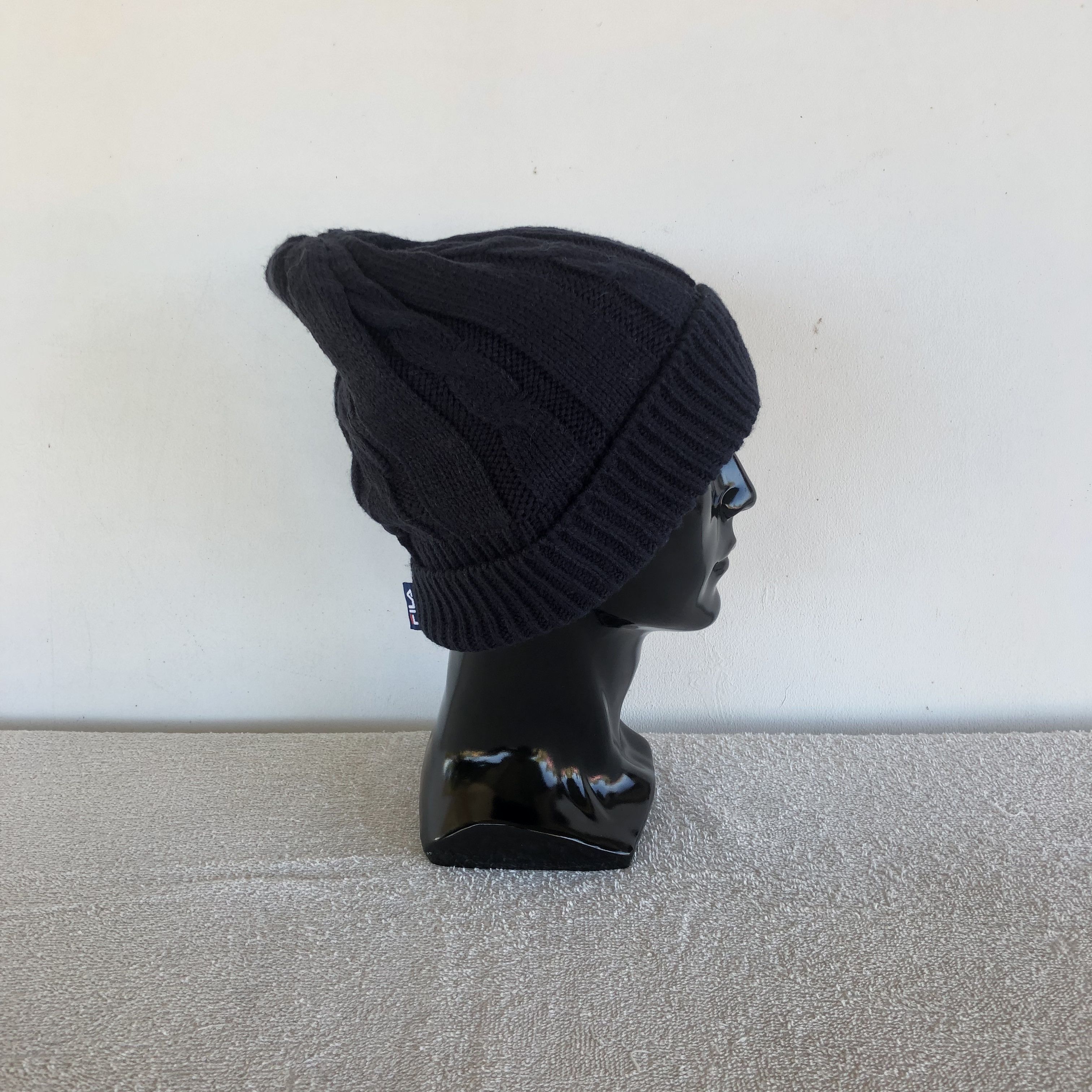 Fila Vintage 90 Fila Golf Beanie Knit Crochet Snow Caps Hats Size ONE SIZE - 3 Thumbnail