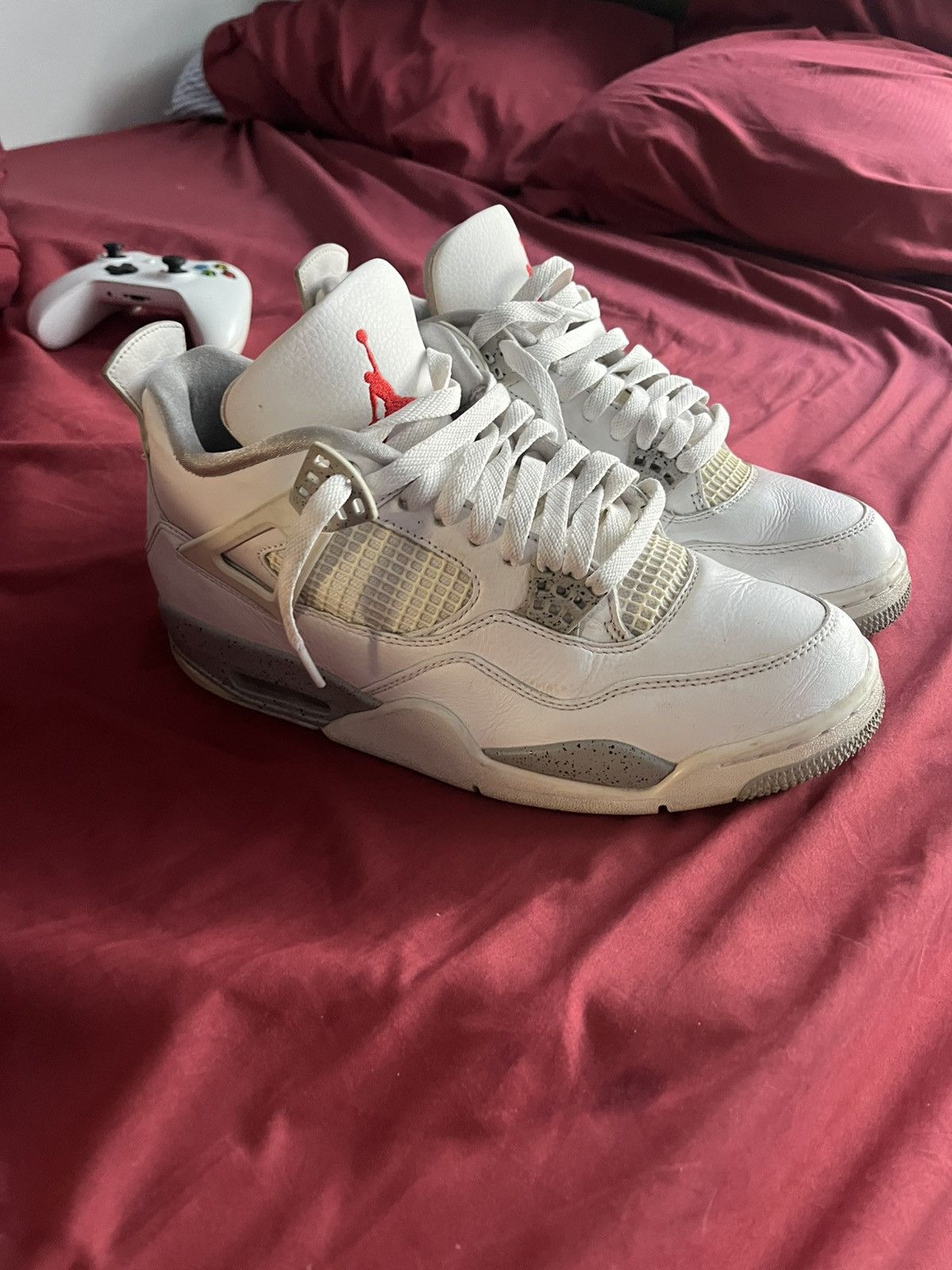 Nike Air Jordan 4 Retro White Oreo Size US 10 / EU 43 - 7 Thumbnail