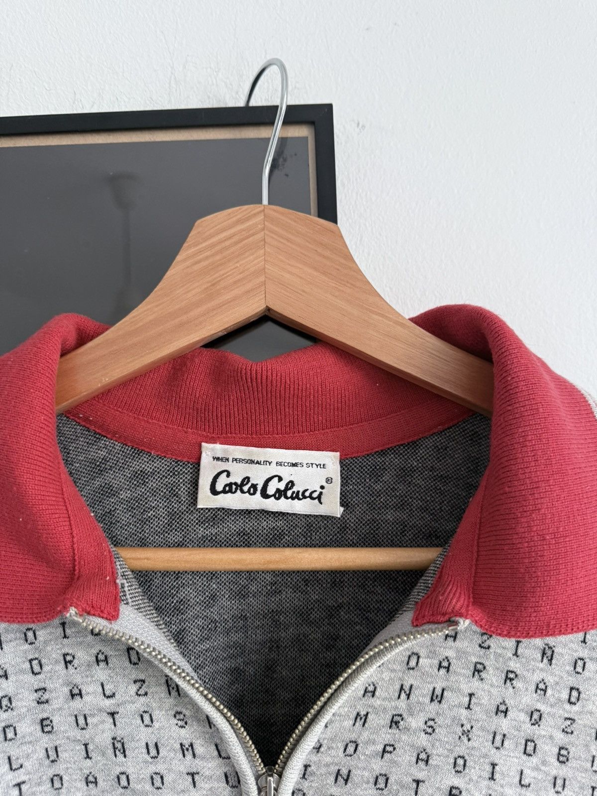 Carlo Colucci Carlo Colucci Vintage ZIP Polo t shirt Size US L / EU 52-54 / 3 - 3 Thumbnail