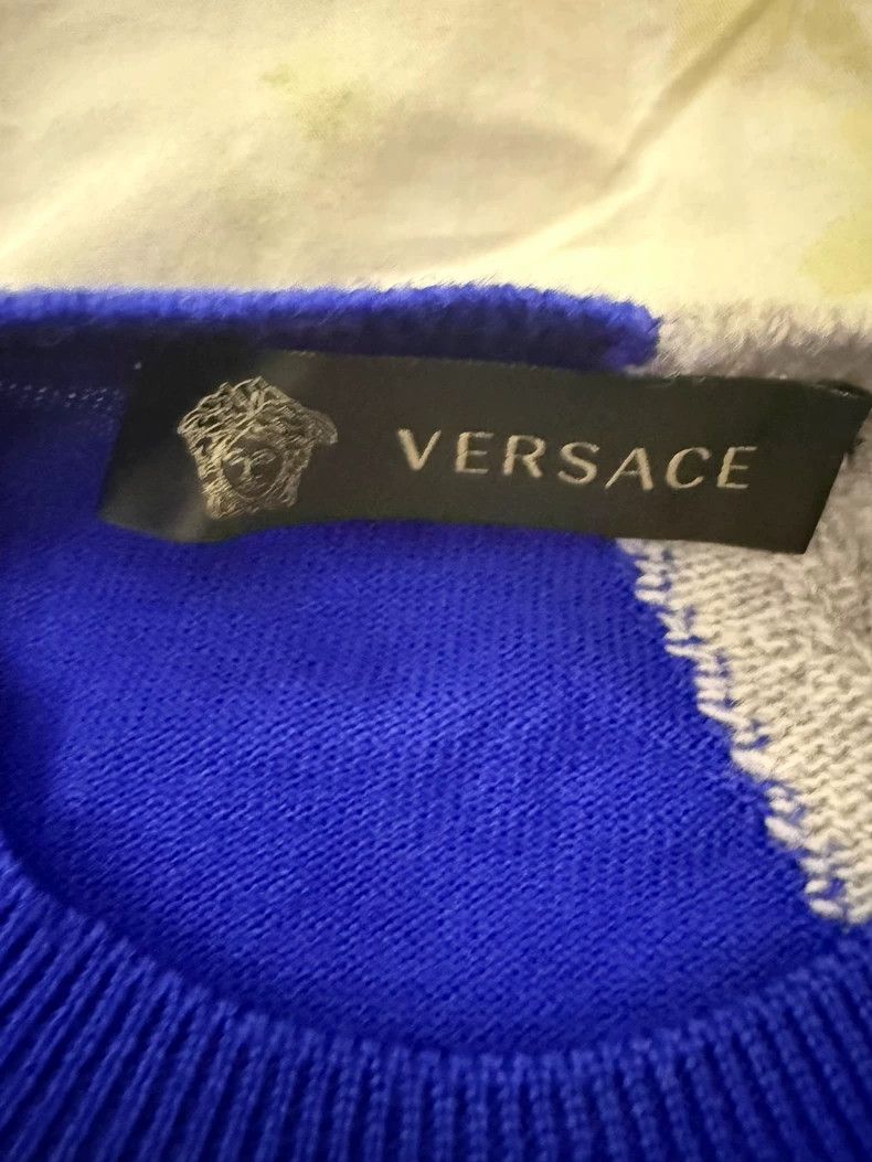 Versace Versace Color-blocking long-sleeved sweater Size US M / EU 48-50 / 2 - 2 Thumbnail