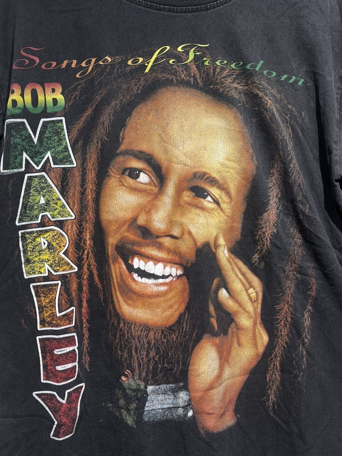 Bob Marley × Rap Tees × Vintage Vintage Y2k Bob Marley Rap tee Size US M / EU 48-50 / 2 - 5 Thumbnail