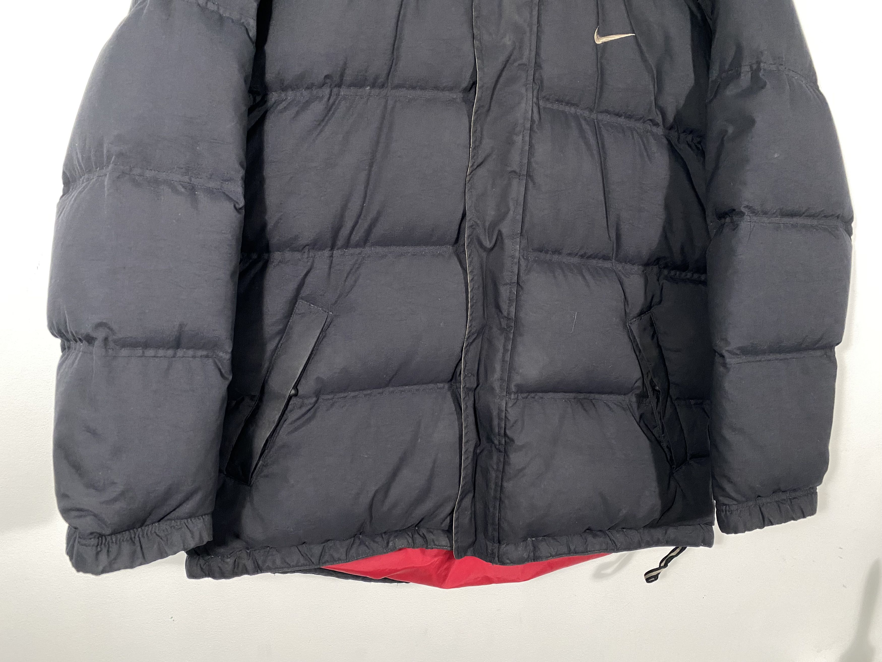 Nike Vintage 90s Nike Single Swoosh 800 Fill Puffer Parka Size US L / EU 52-54 / 3 - 4 Thumbnail