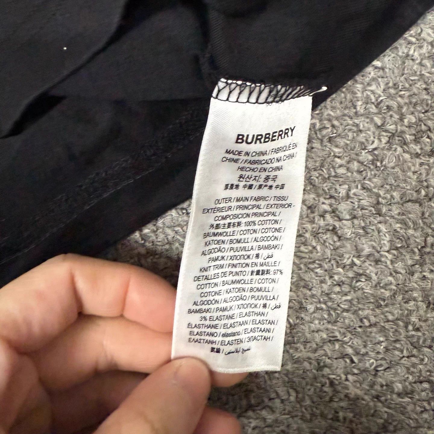 Burberry Burberry Black TB SS Tee M 99 New Size M / US 6-8 / IT 42-44 - 4 Thumbnail