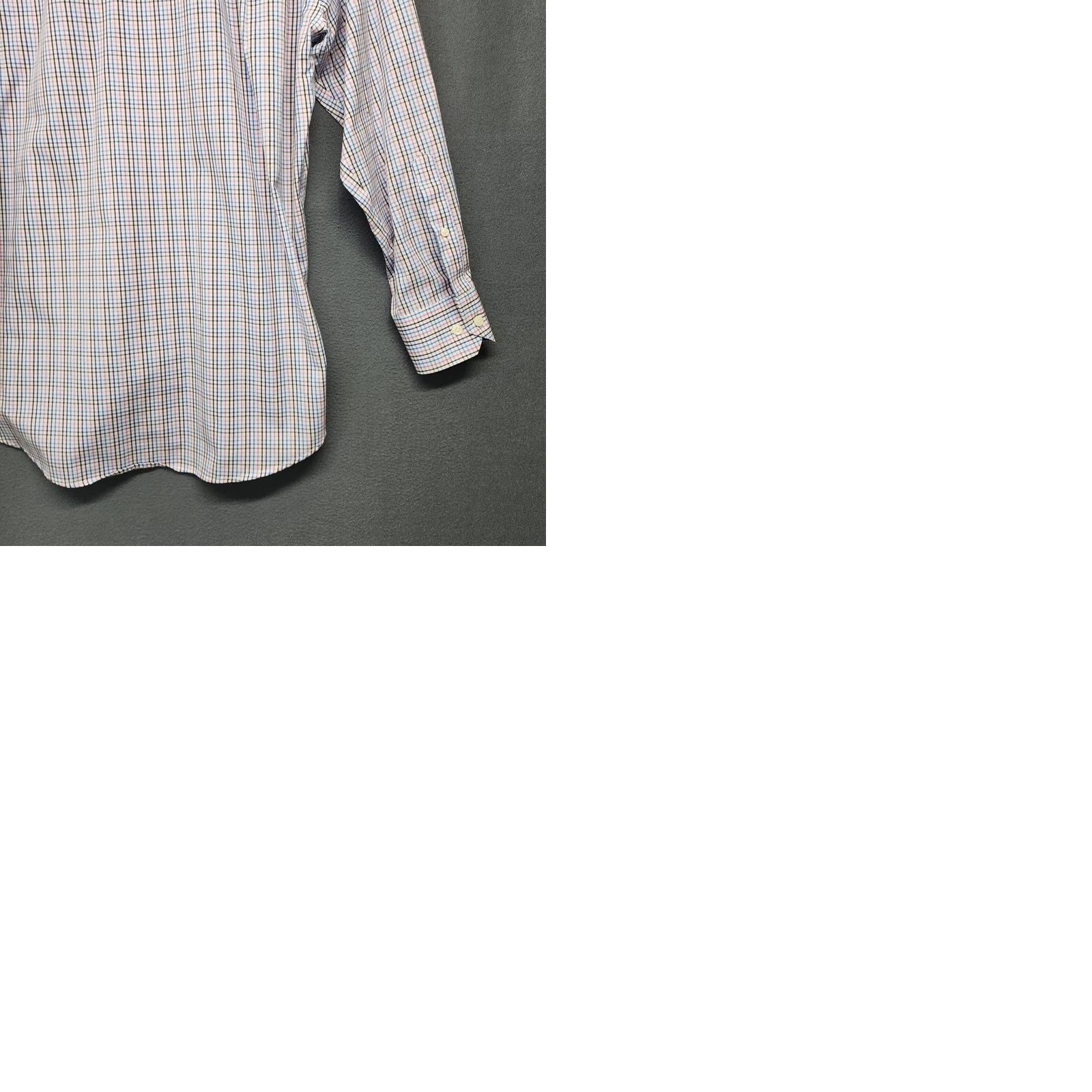 Peter Millar Peter Millar Shirt Mens 16 Regular Multicolor Plaid Long Sleeve Button Up Cotton Mens Dress Shirt Size US L / EU 52-54 / 3 - 9 Thumbnail