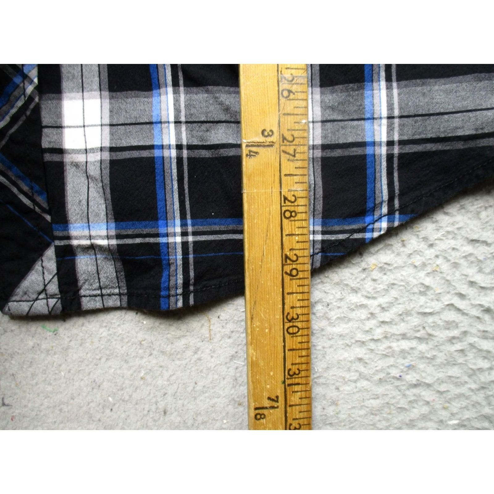 Affliction Affliction Shirt Mens L Black Plaid Long Sleeve Button Up Embroidered Western Size US L / EU 52-54 / 3 - 6 Thumbnail