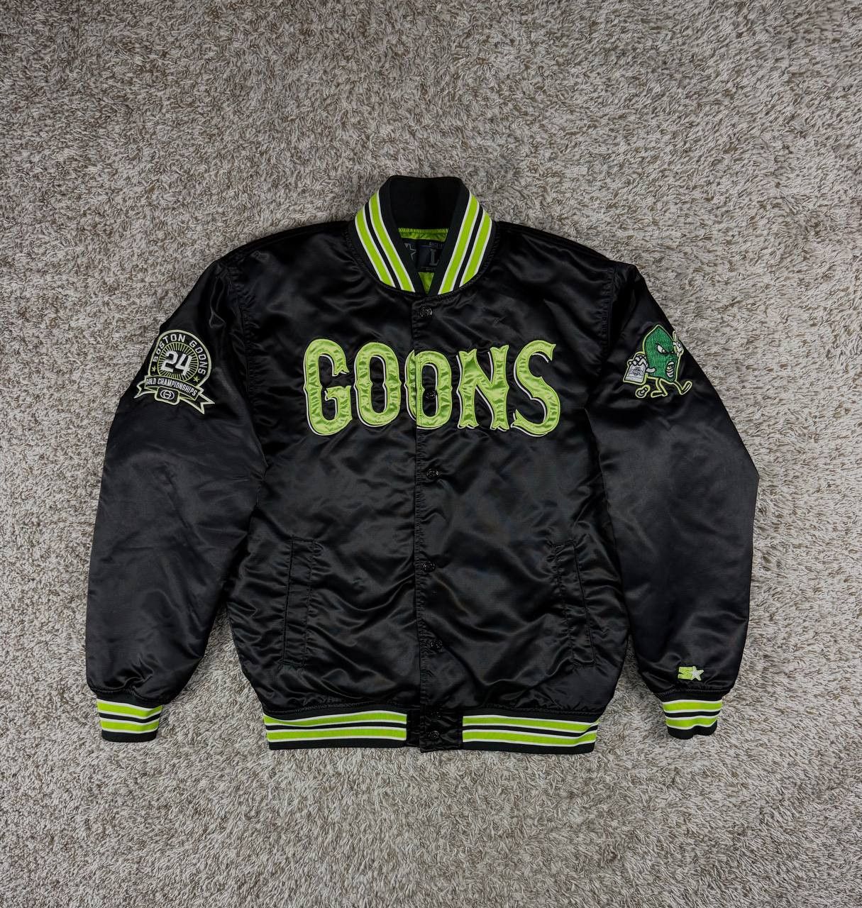 Starter Starter x DGK Goons Satin Varsity Bomber Jacket Size US L / EU 52-54 / 3 - 1 Thumbnail
