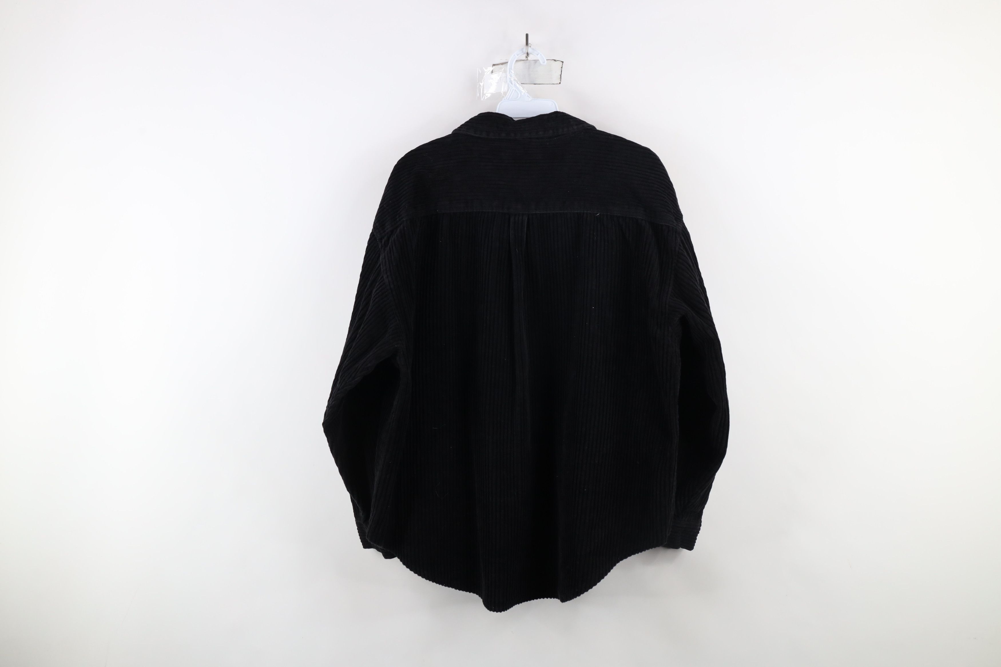 Vintage Vintage 90s Streetwear Flannel Lined Corduroy Shirt Jacket Size L / US 10 / IT 46 - 10 Thumbnail