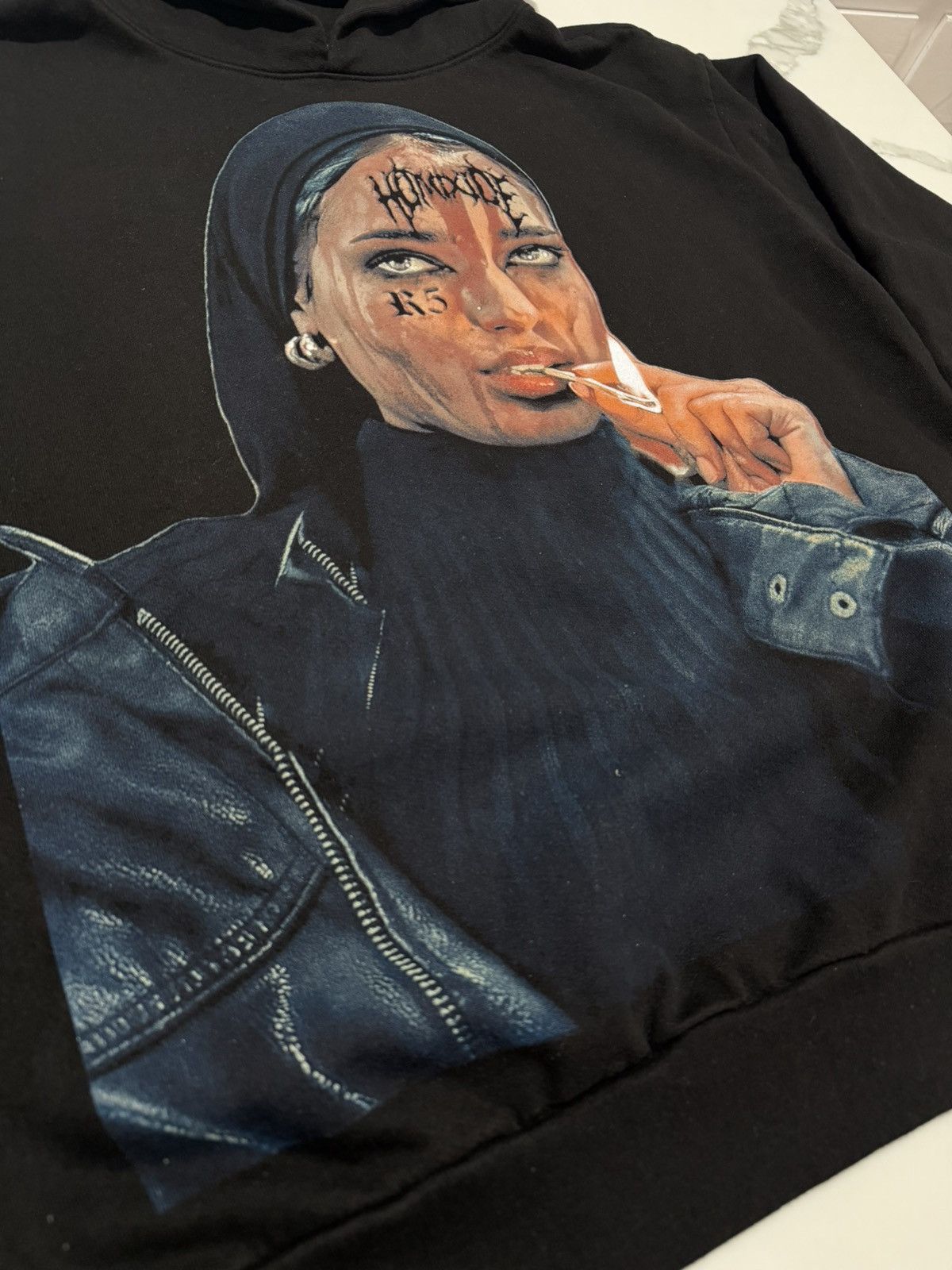 HXG Homixide Gang Hoodie HXG Flame Girl Homixide Lifestyle Sz XL Size US XL / EU 56 / 4 - 2 Thumbnail