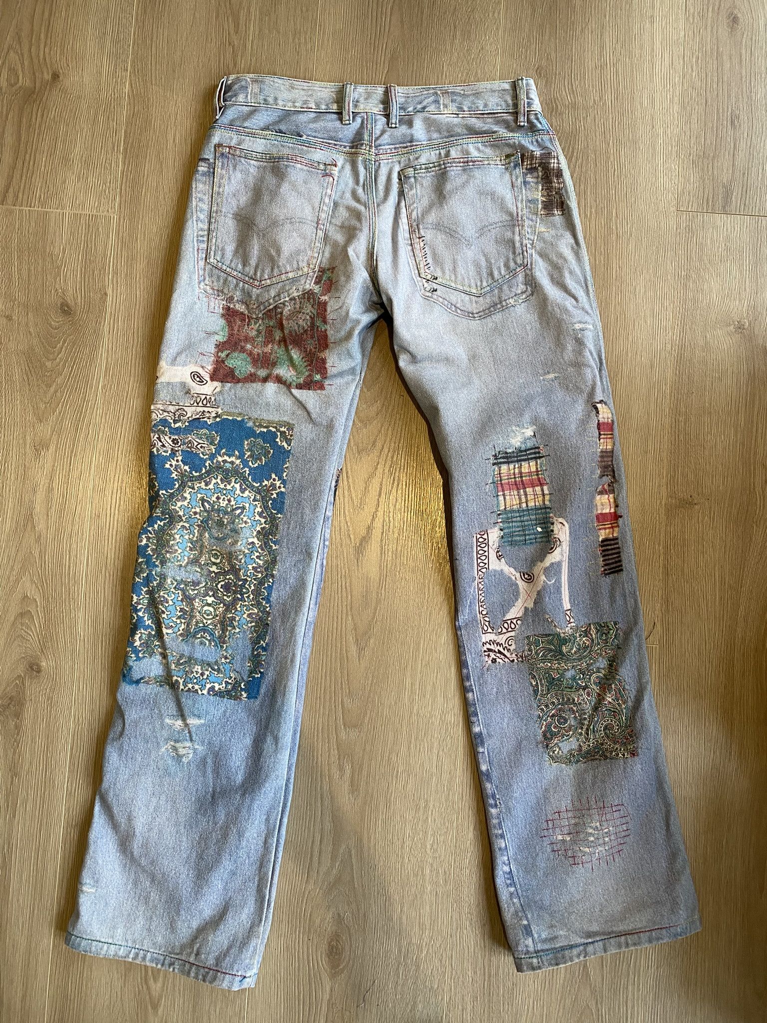 (di)vision × Acne Studios $385 - 31 - Trompe L'oeil Print Jeans Size US 31 - 6 Thumbnail