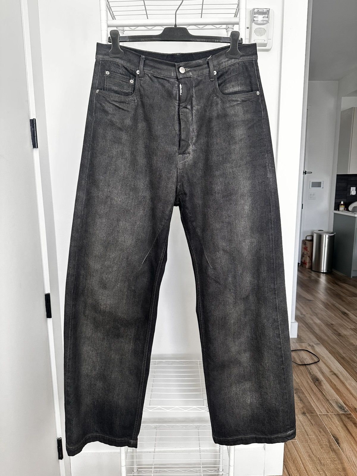 Rick Owens MR PORTER EXCLUSIVE GETH DRKSHDW DARK DUST DENIM JEANS Size US 34 / EU 50 - 3 Thumbnail