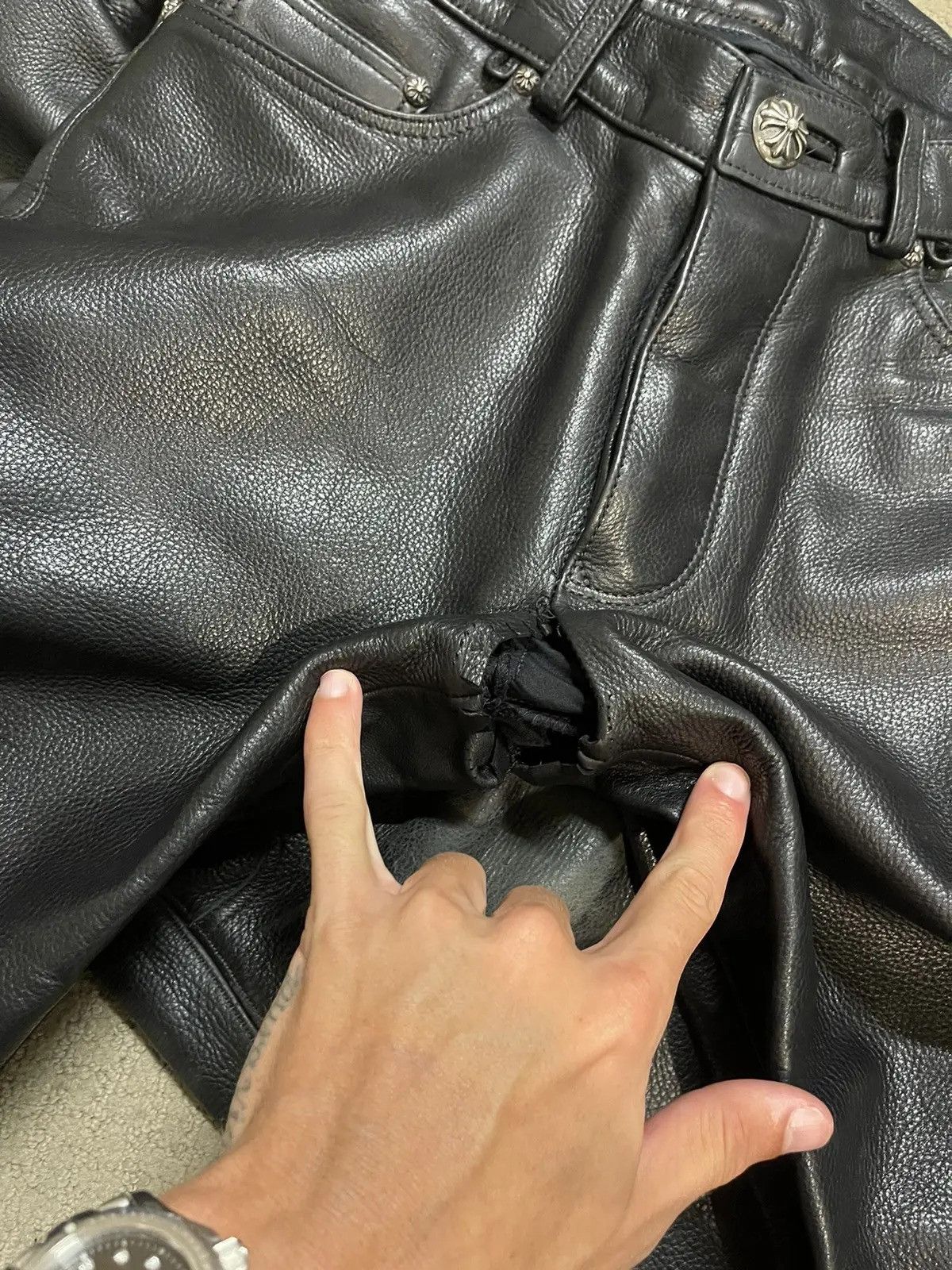 Chrome Hearts Classic Leather Pants Size US 29 - 9 Thumbnail