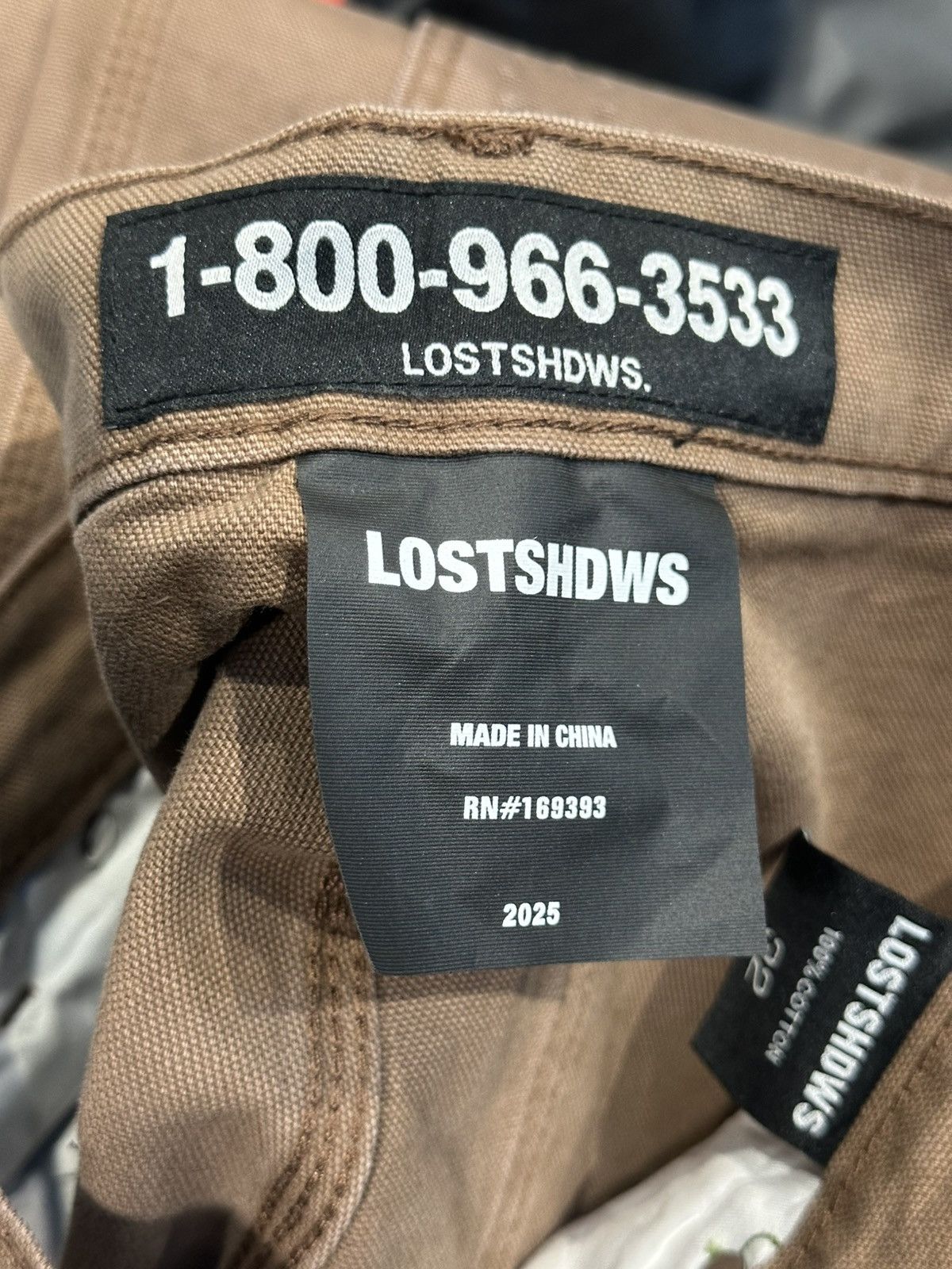 LOSTSHDWS ost SHDWS "Detachable Double Knee" Cork Carpenter Jeans Size US 32 / EU 48 - 3 Thumbnail