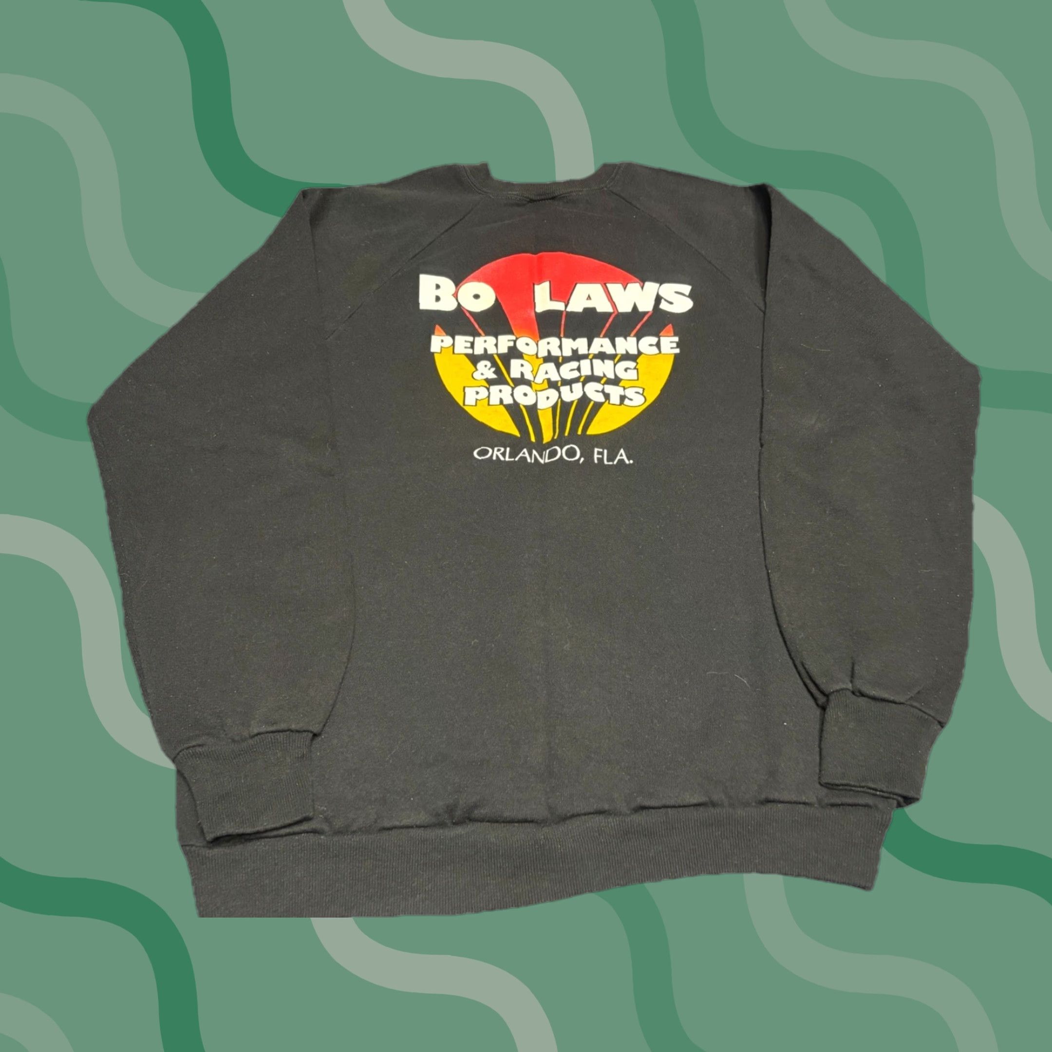 Hanes VINTAGE Hanes Sweatshirt Mens M Black Raglan Pullover Crew Neck USA 80s J4 Size US M / EU 48-50 / 2 - 1 Thumbnail