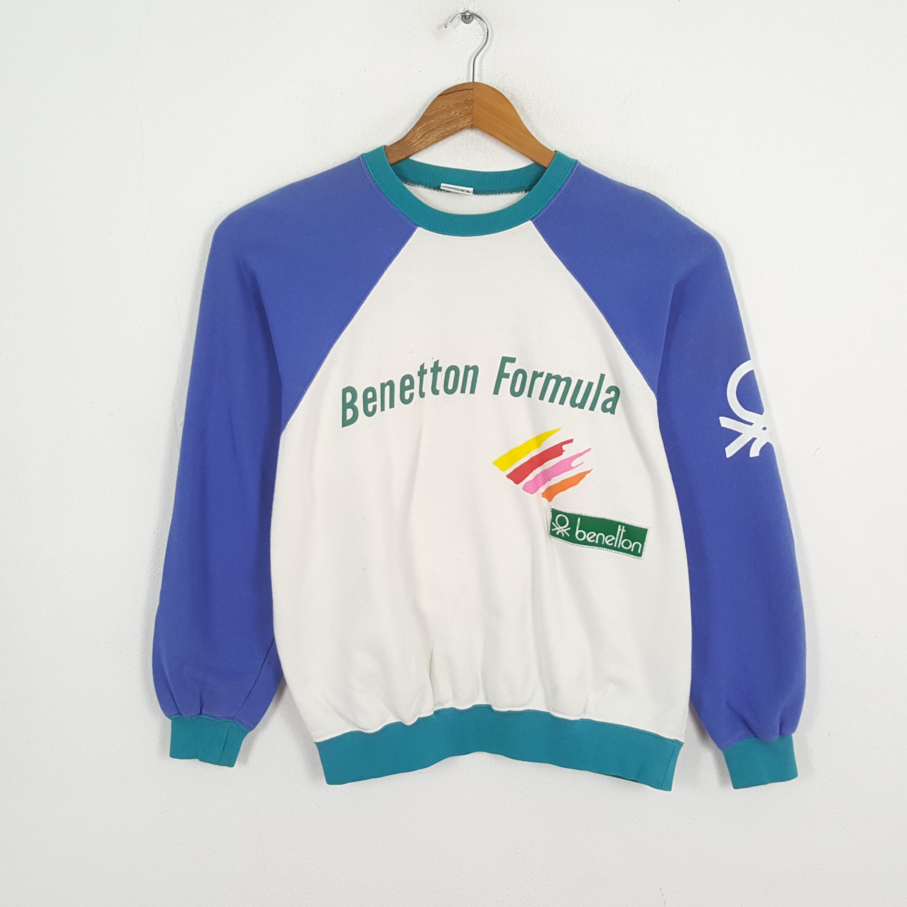 Vintage BENETTON FORMULA ONE Racing Team Sweatshirts