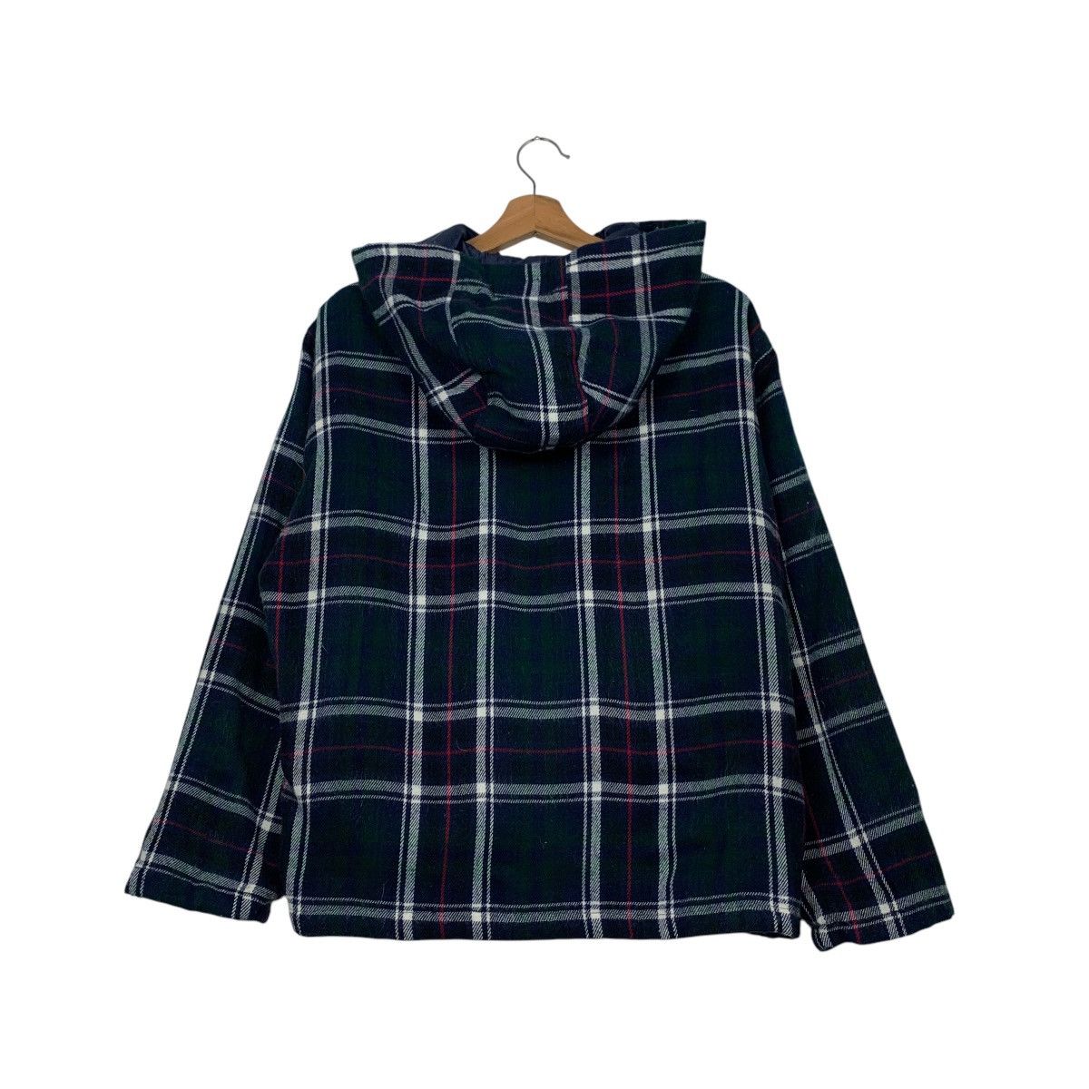 Vintage ZIPPO Green Checked Zipper Hoodie Jacket #2262-C100 Size US L / EU 52-54 / 3 - 7 Thumbnail