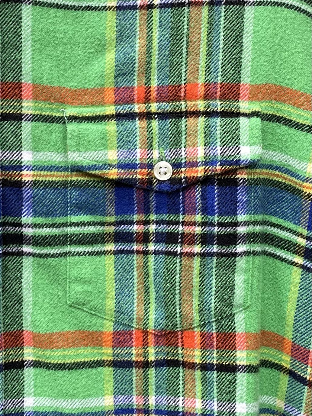 Polo Ralph Lauren Men's RALPH LAUREN Green/multicolor Plaid Super Soft Flanne Size US L / EU 52-54 / 3 - 3 Thumbnail