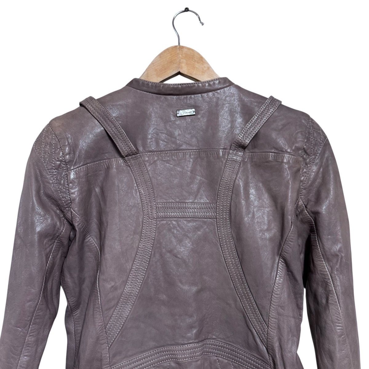 Diesel Diesel leather Biker Jacket Graphic Lining Size XS / US 0-2 / IT 36-38 - 9 Thumbnail