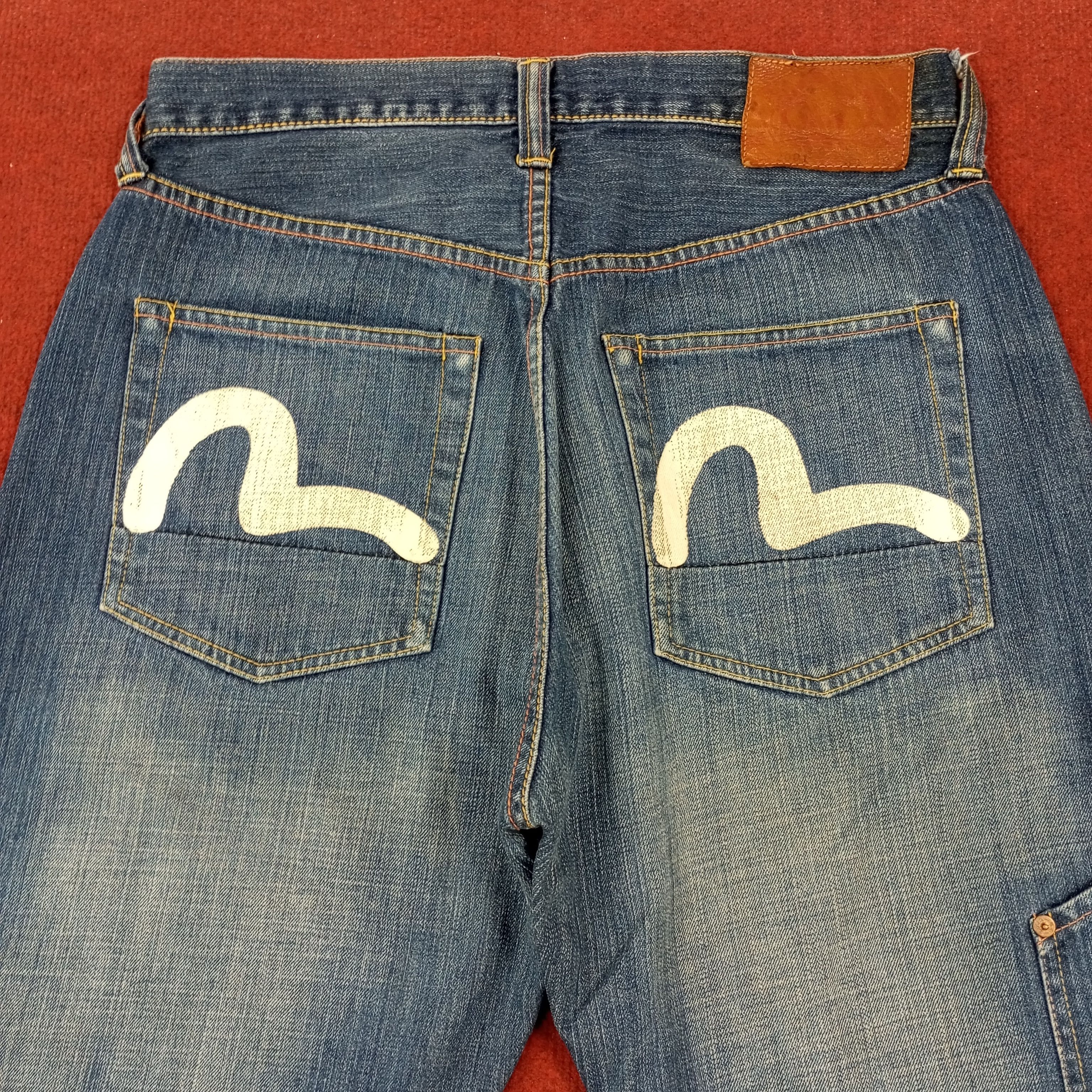 Evisu Evisu Japanese Brand Fashion Style Custom Daicock Jeans Size US 31 - 5 Thumbnail