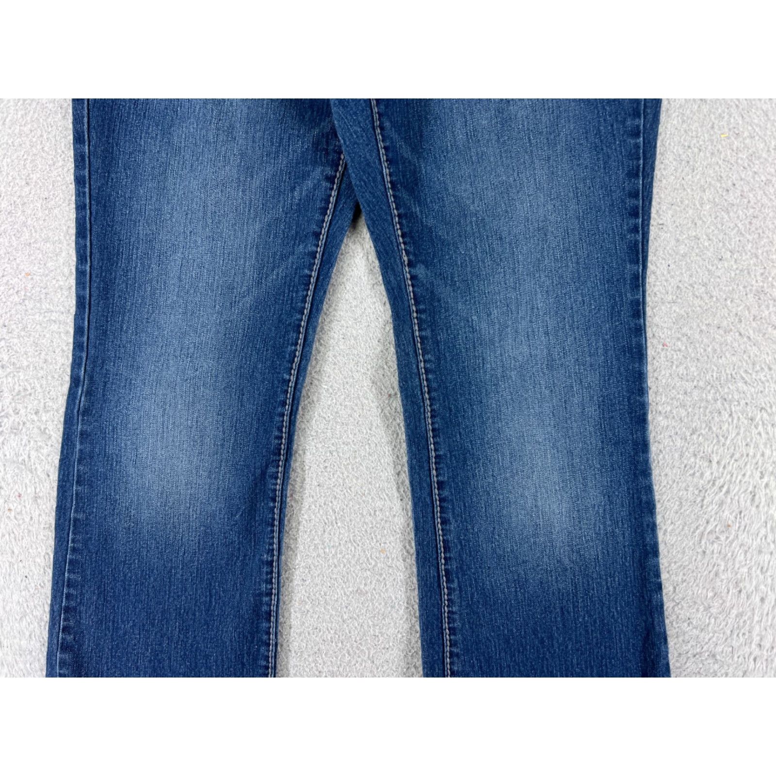 Nine West Nine West Jeans Women 8 Blue Denim Bootcut Cotton Blend 29x29 Regular Stretch 5-Pocket Design Inseam 29 Size 30" / US 8 / IT 44 - 3 Thumbnail