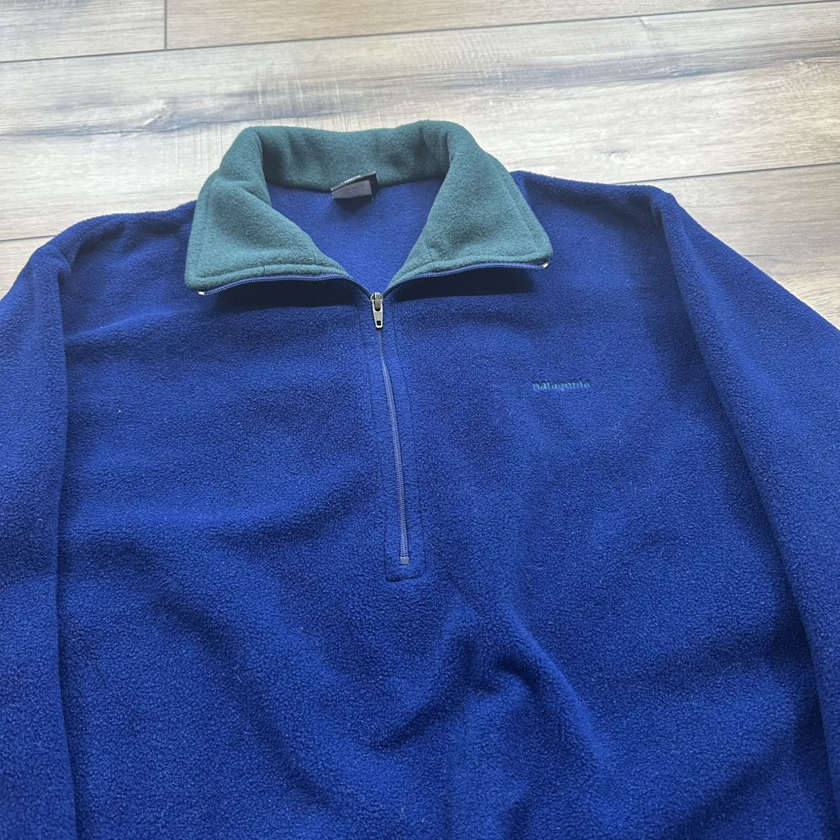 Patagonia Vintage 90s Patagonia Fleece Quarter Zip Pullover Size US M / EU 48-50 / 2 - 5 Thumbnail