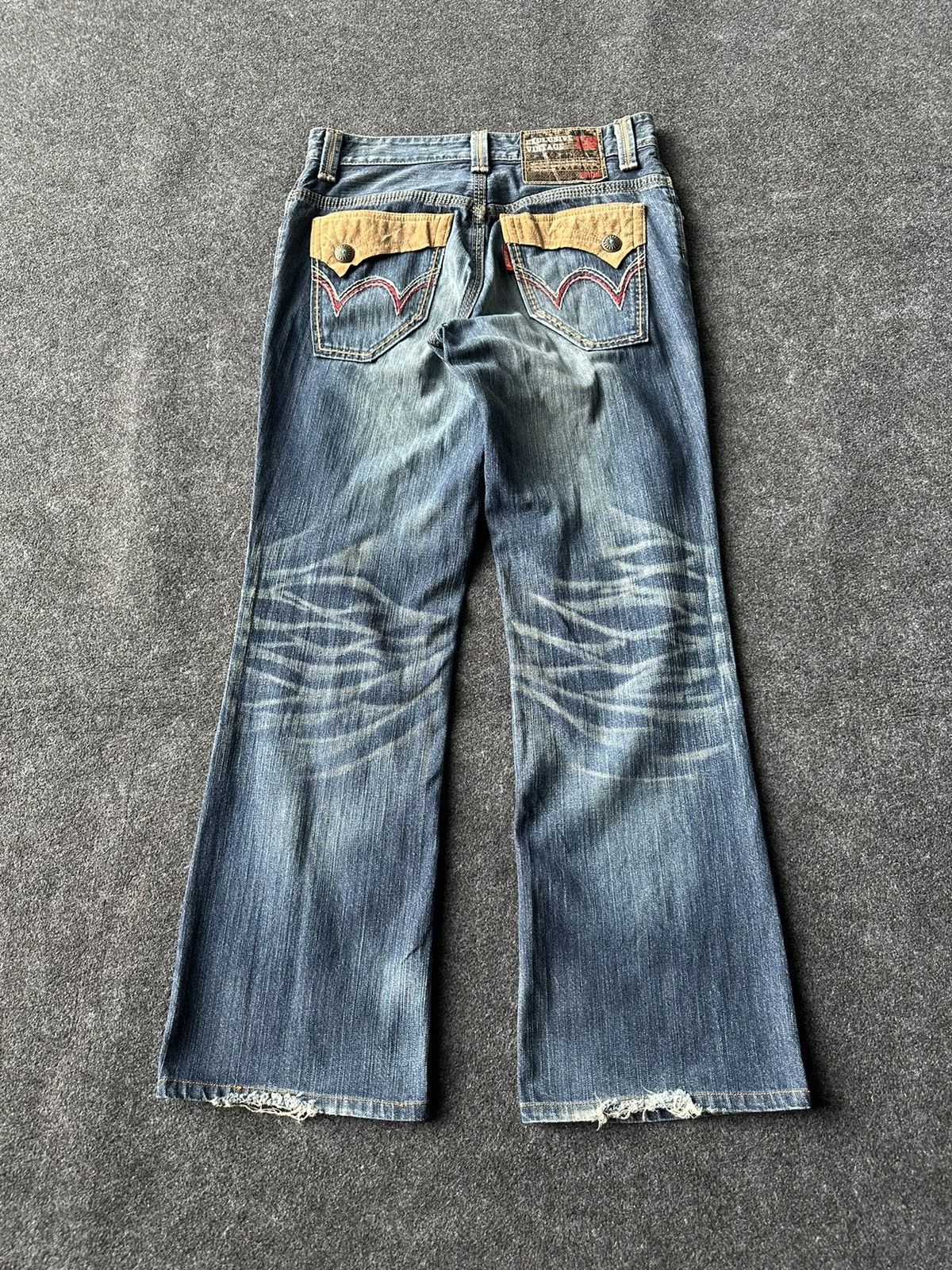 Edwin Vtg 90s Edwin Exclusive Distressed Denim 30x30 D222 Size US 30 / EU 46 - 3 Thumbnail