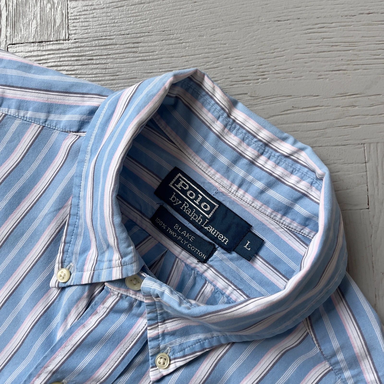 Polo Ralph Lauren Vintage Polo by Ralph Lauren Preppy Button Up Shirt Size US L / EU 52-54 / 3 - 5 Thumbnail