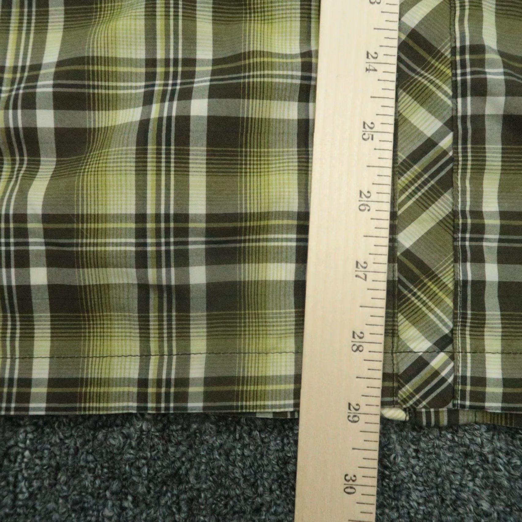 Vintage Kuhl Shirt Mens Medium Green Plaid SS Short Sleeve Pearl Snap Western Eluxur Size US M / EU 48-50 / 2 - 6 Thumbnail